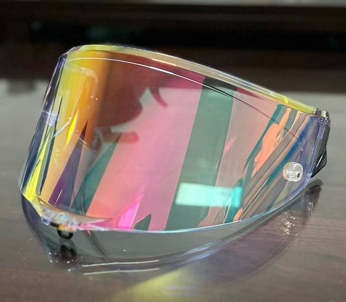 AGV PISTA GPRR/CORSA対応 ミラーシールド レインボー ブルー パープル