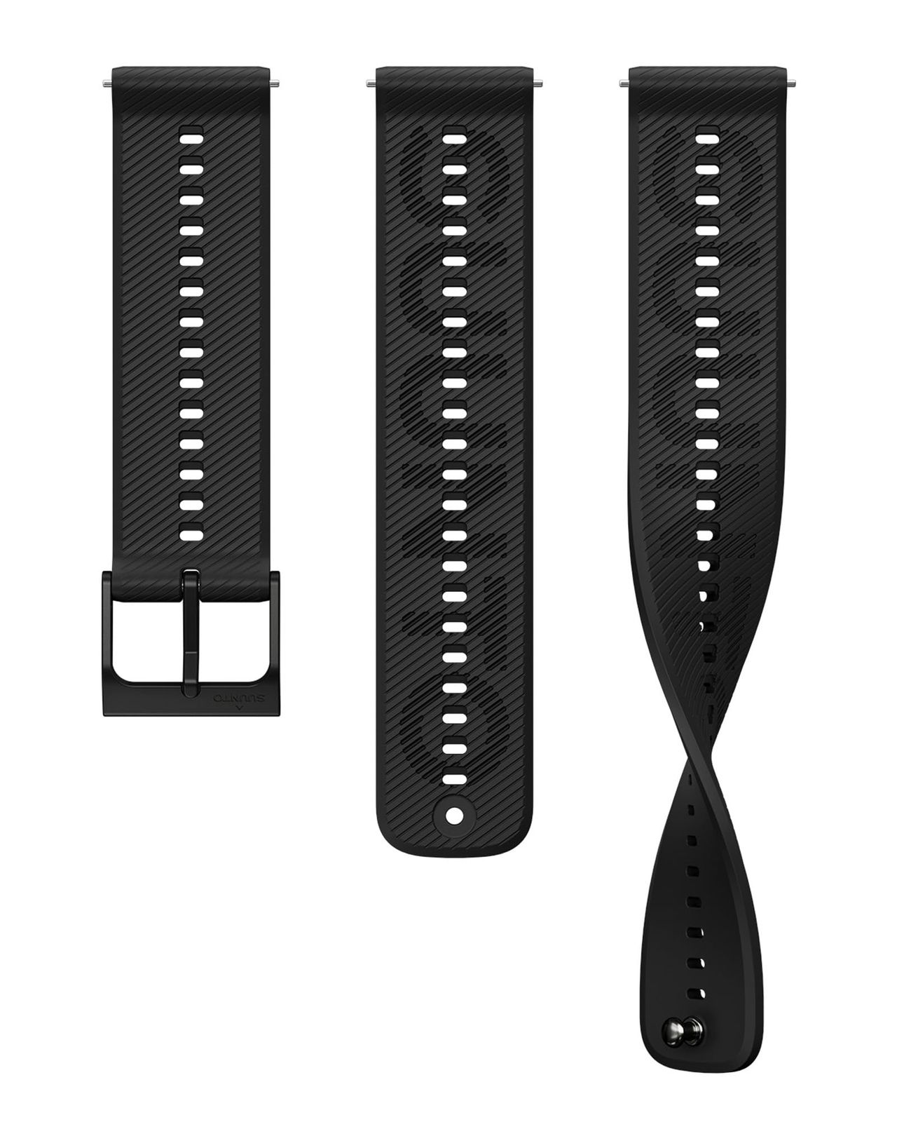 新品 Suunto 22mm Athletic 6 シリコンストラップ All Black S+M【SUUNTO RACE/SUUNTO RACE S/SUUNTO VERTICAL/SUUNTO 9 PEAK PRO/SUUNTO 9 PEAK/SUUNTO