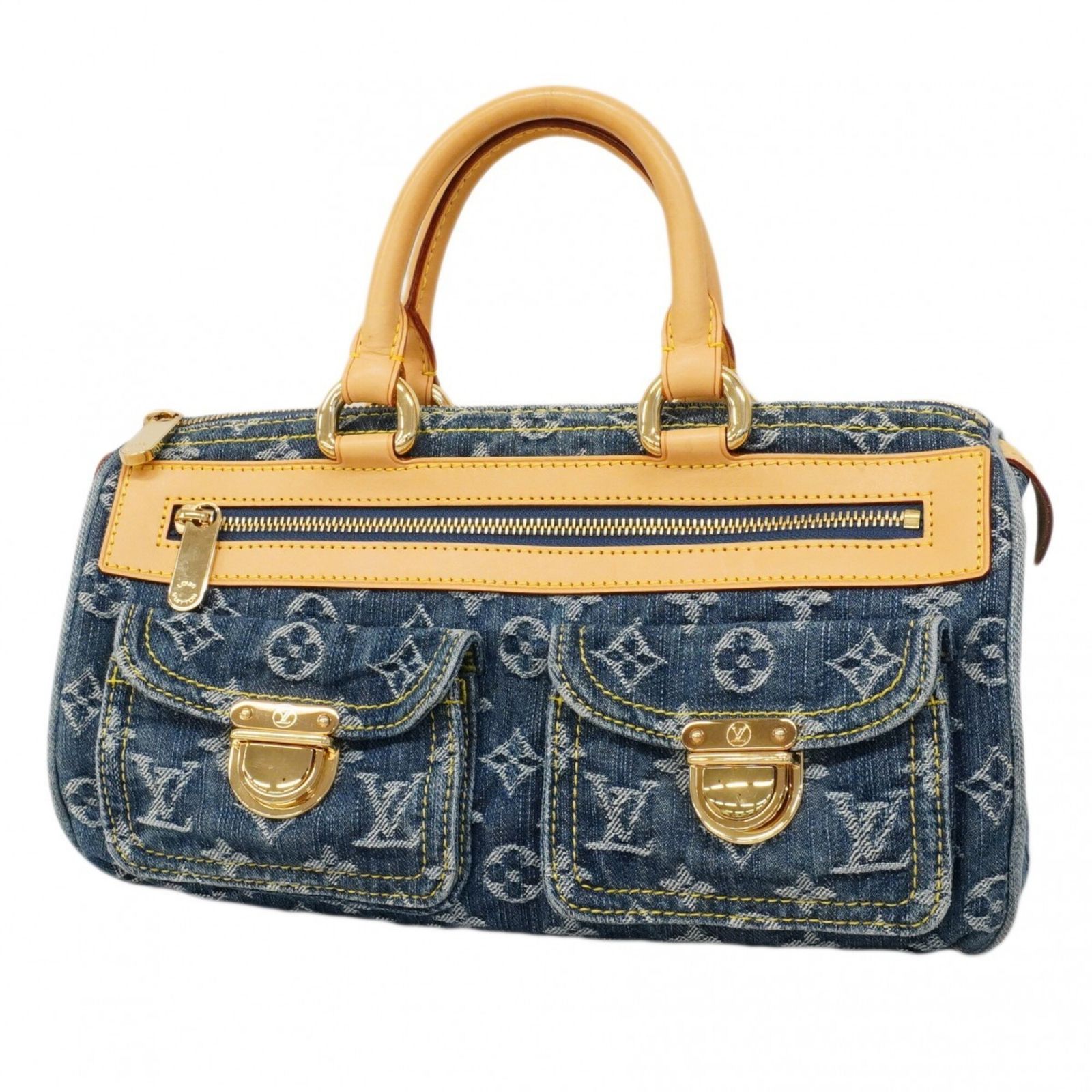 ルイ・ヴィトン(Louis Vuitton) ルイ・ヴィトン ハンドバッグ モノグラム・デニム ネオスピーディ M95019 ブルーレディース