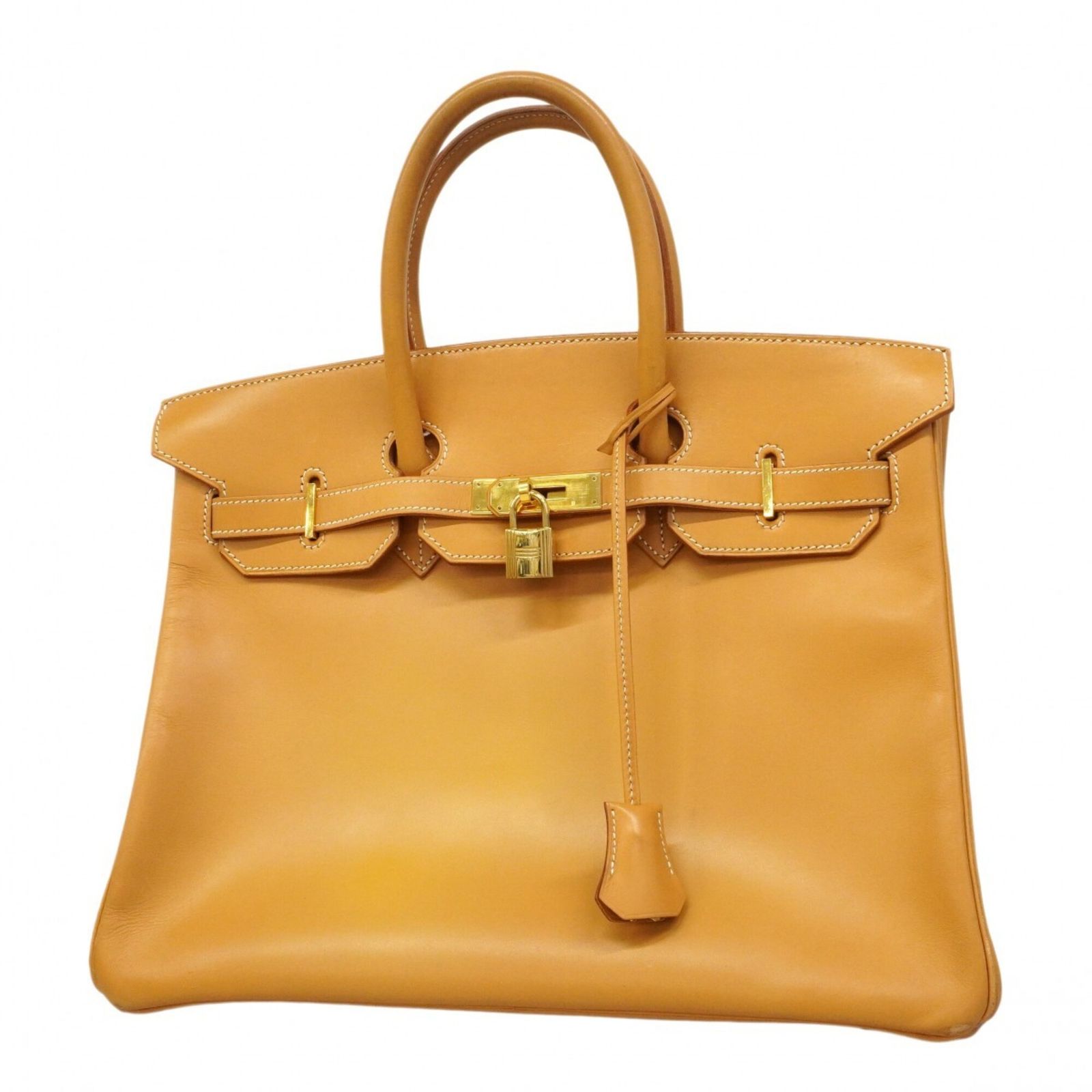 エルメス(Hermes) エルメス ハンドバッグ バーキン35 バレニア ナチュラル □C刻印レディース