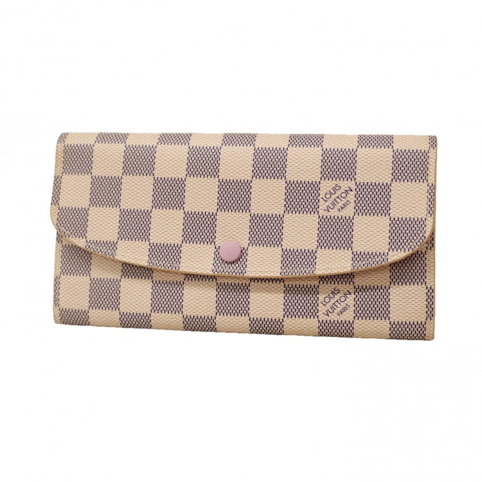 ルイ・ヴィトン(Louis Vuitton) ルイ・ヴィトン 長財布 ダミエ・アズール ポルトフォイユエミリー N41625 ローズバレリーヌレディース