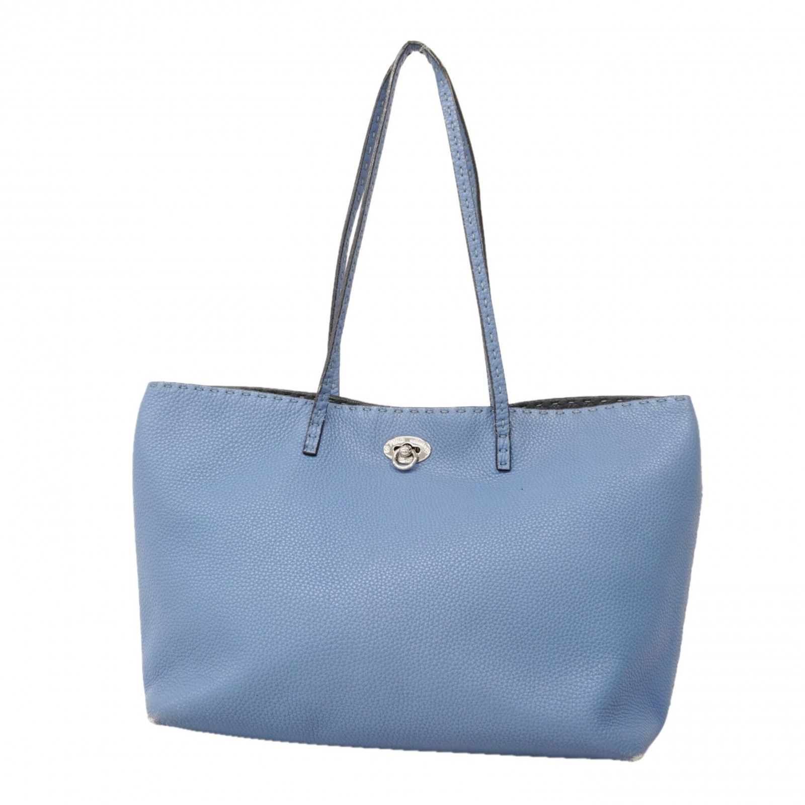フェンディ(Fendi) フェンディ トートバッグ セレリア レザー ブルー レディース