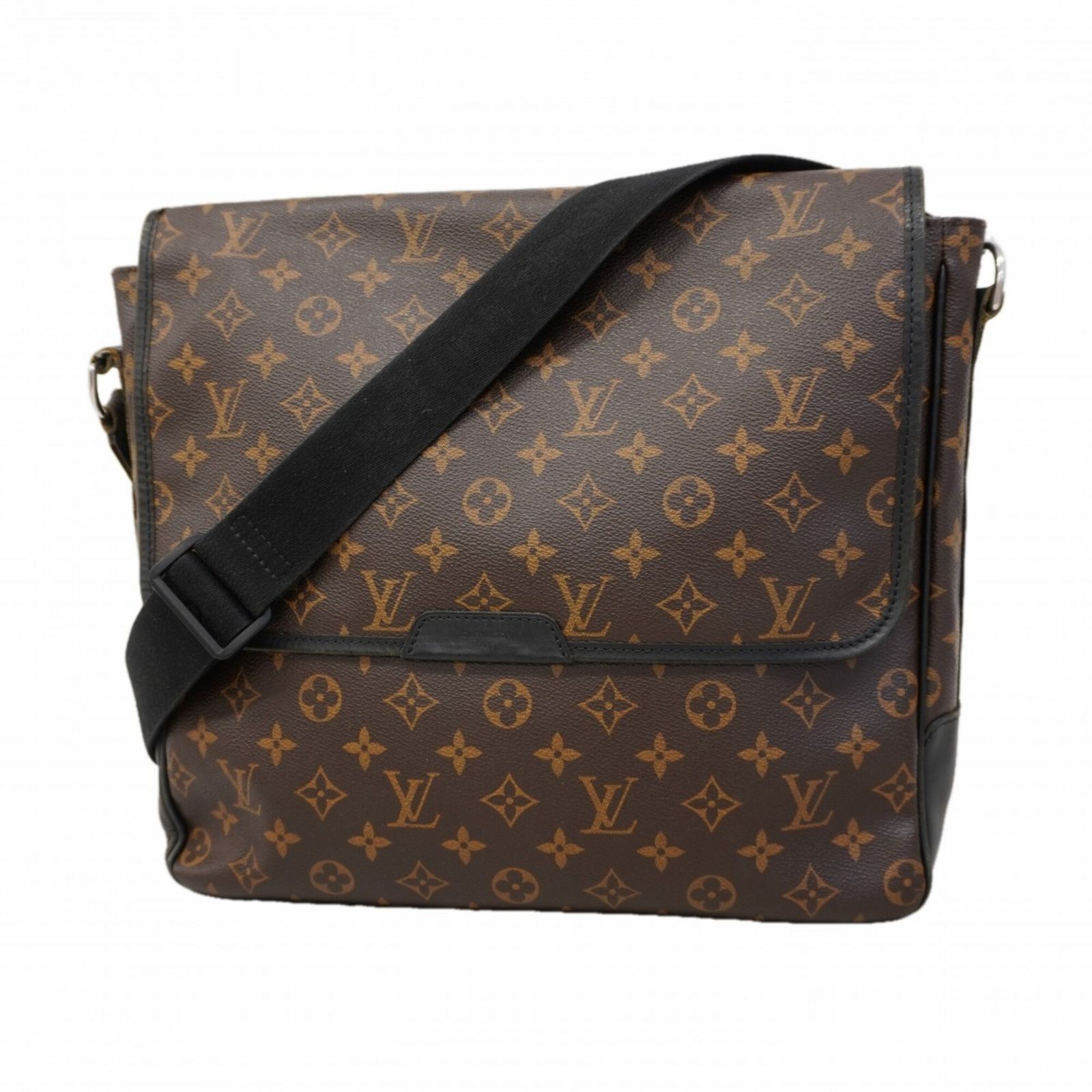 ルイ・ヴィトン(Louis Vuitton) ルイ・ヴィトン ショルダーバッグ モノグラム・マカサー バスGM M40386 ブラウン ブラックメンズ