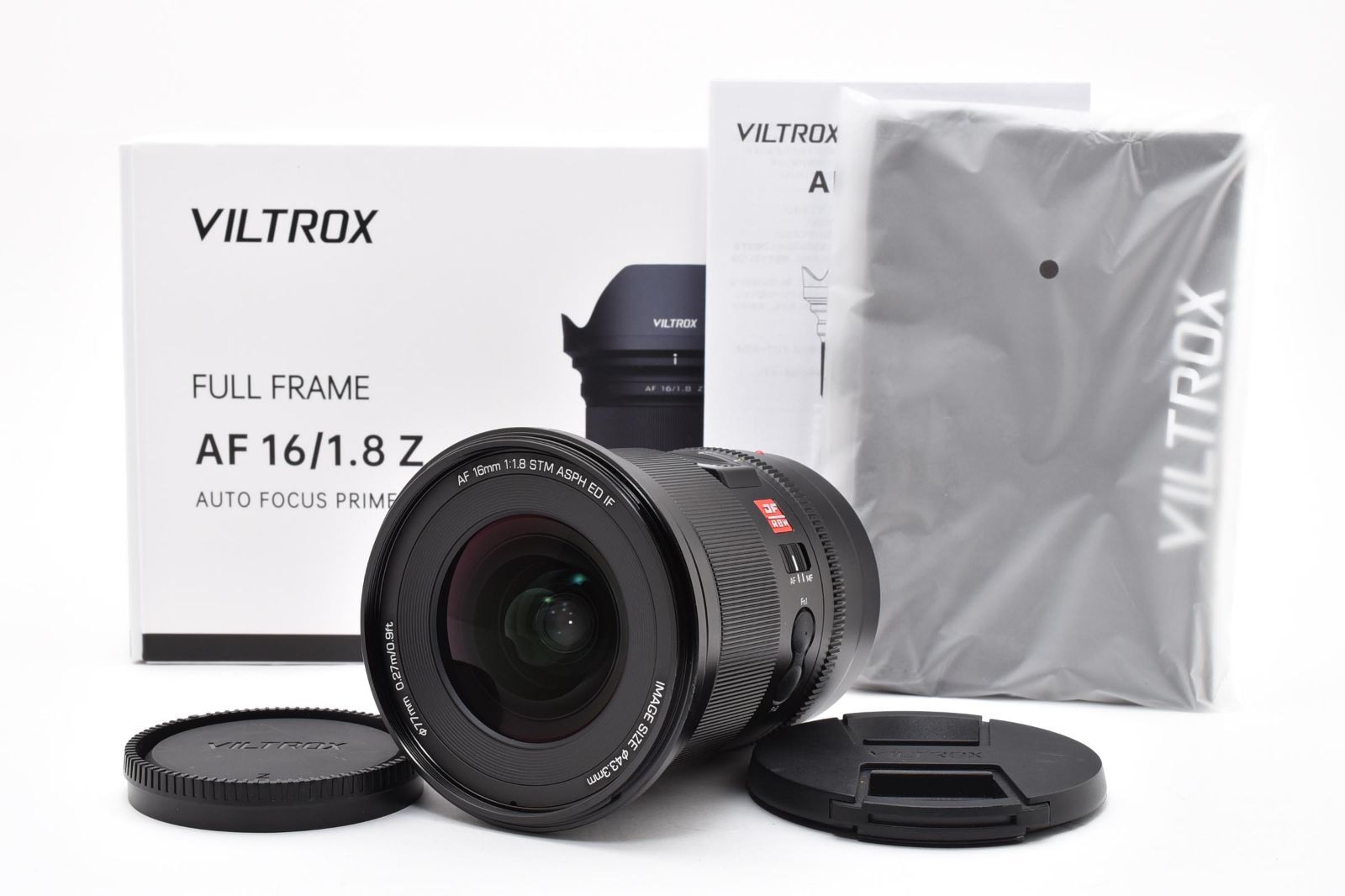 ビルトロックス VILTROX AF 16mm F1.8 STM ASPH ED IF ブラック ニコンZ用 元箱付き RYM6174 #0