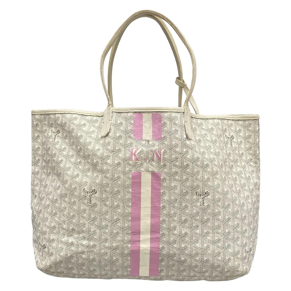 GOYARD(ゴヤール) トートバッグ サンルイPM 白 マーカージュ 