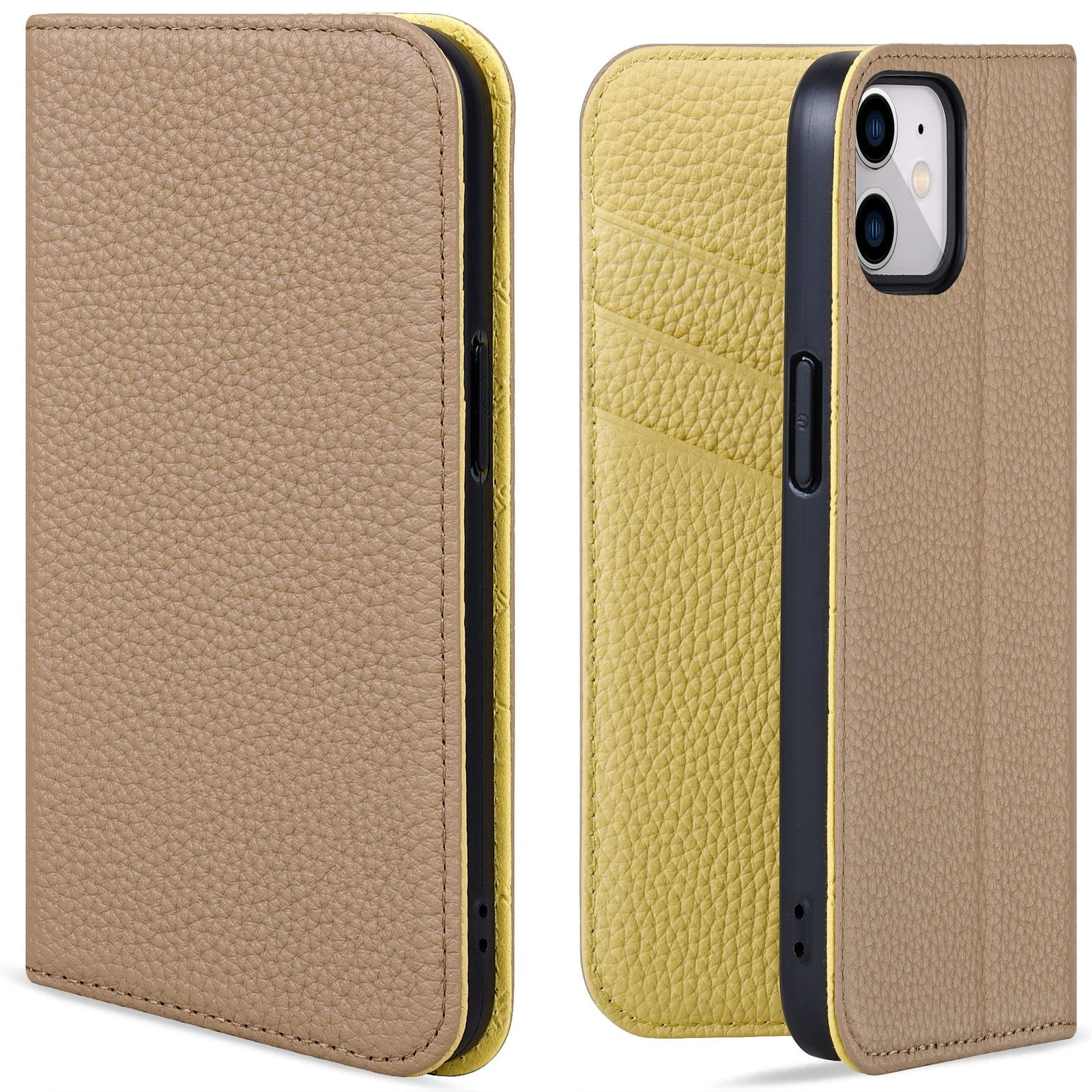 新品 VISOUL iPhone12Pro ケース 手帳型 本革 スマホケース レザー 衝撃吸収TPU素材 アイフォン12 Pro手帳型ケース マグネット式 カード収納 アイホン12 ケース対応 6.1インチ シュリンクレザー iphone 12Pro/12ベ