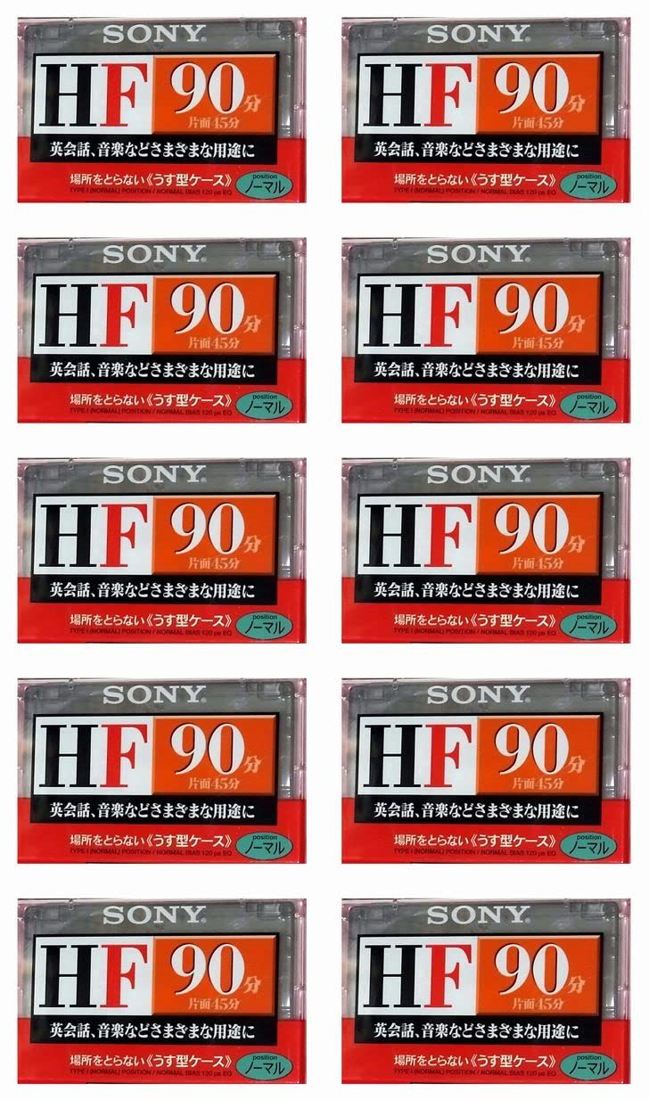 新品 SONY カセットテープ 90分×10本 (往復90分 片復45分)