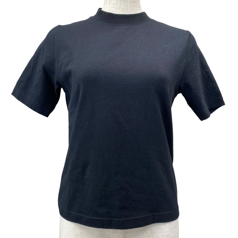 未使用 BALENCIAGA バレンシアガ クルーネック Tシャツ カットソー 半袖 ブラック 黒 720456(サイズS) 洗練 高級感 モード ラグジュアリー スタイリッシュ 都会的 上品 人気 快適