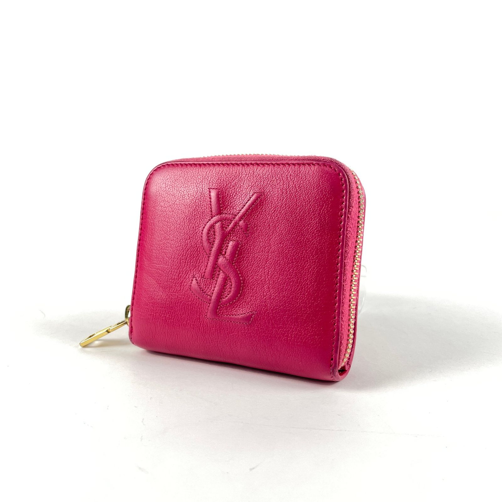 YSL YVES SAINT LAURENT イヴ・サンローラン 二つ折り財布 ショート 