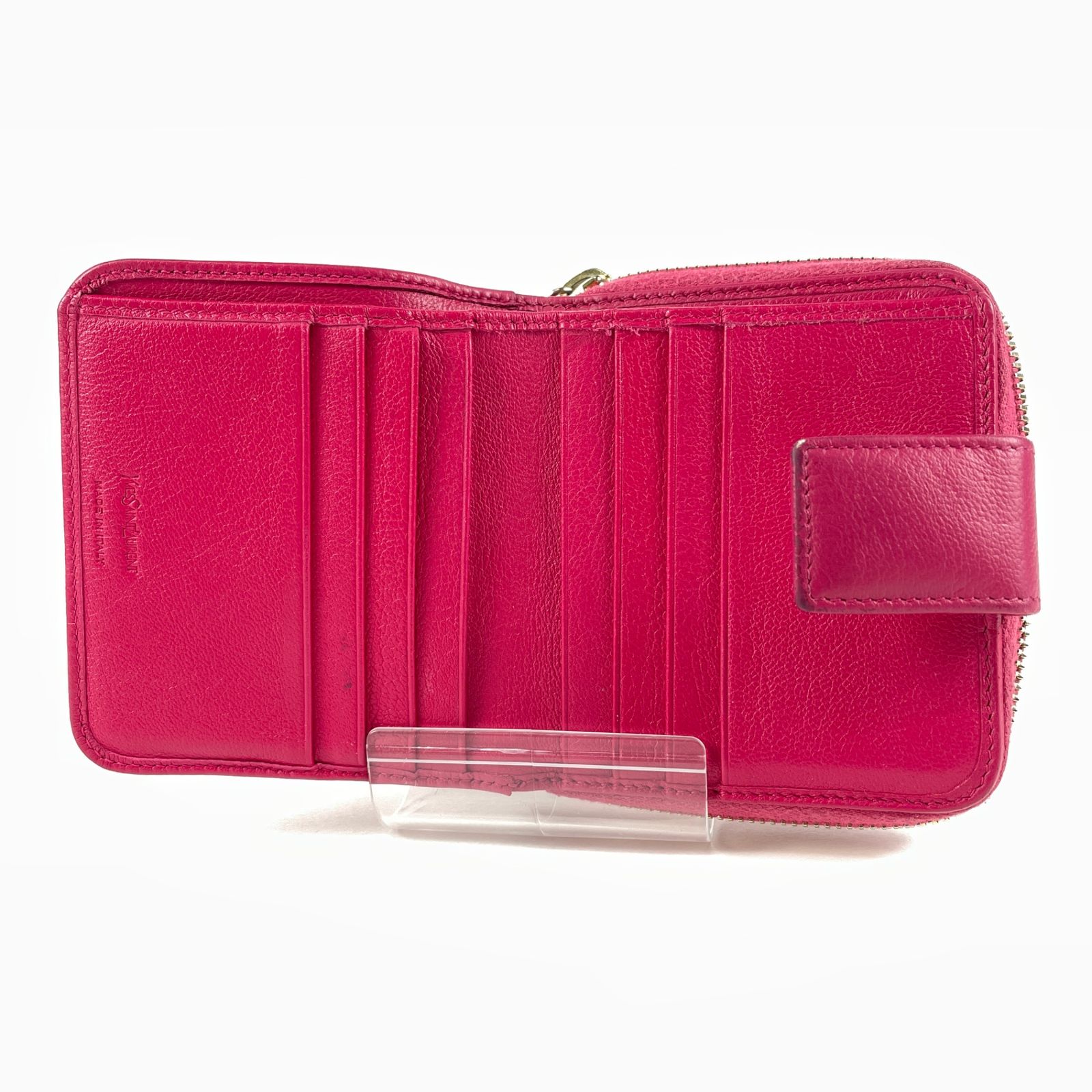 YSL YVES SAINT LAURENT イヴ・サンローラン 二つ折り財布 ショート