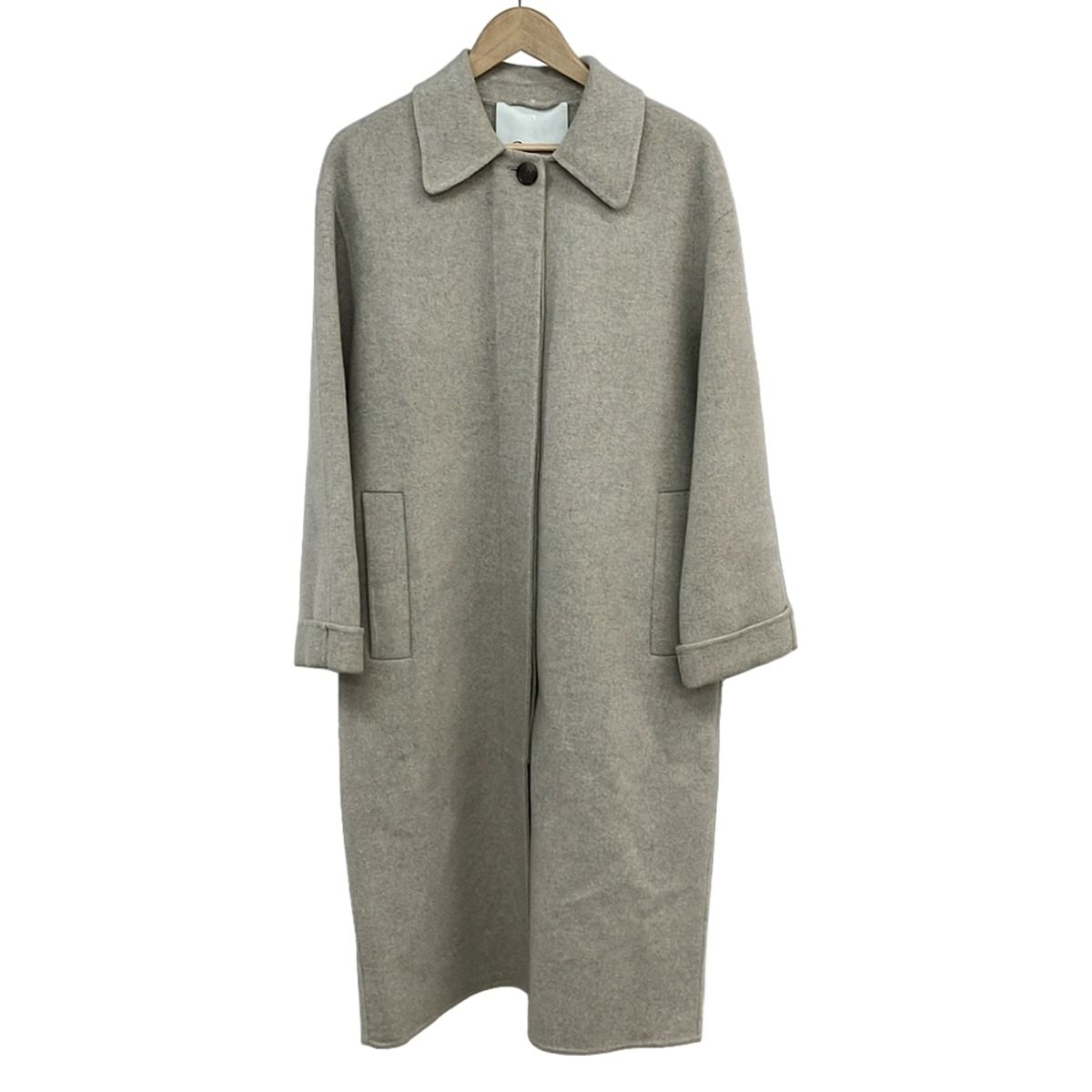 3.1 Phillip lim(スリーワンフィリップリム) コート サイズXS レディース - ベージュ×ダークグレー 長袖/春/秋