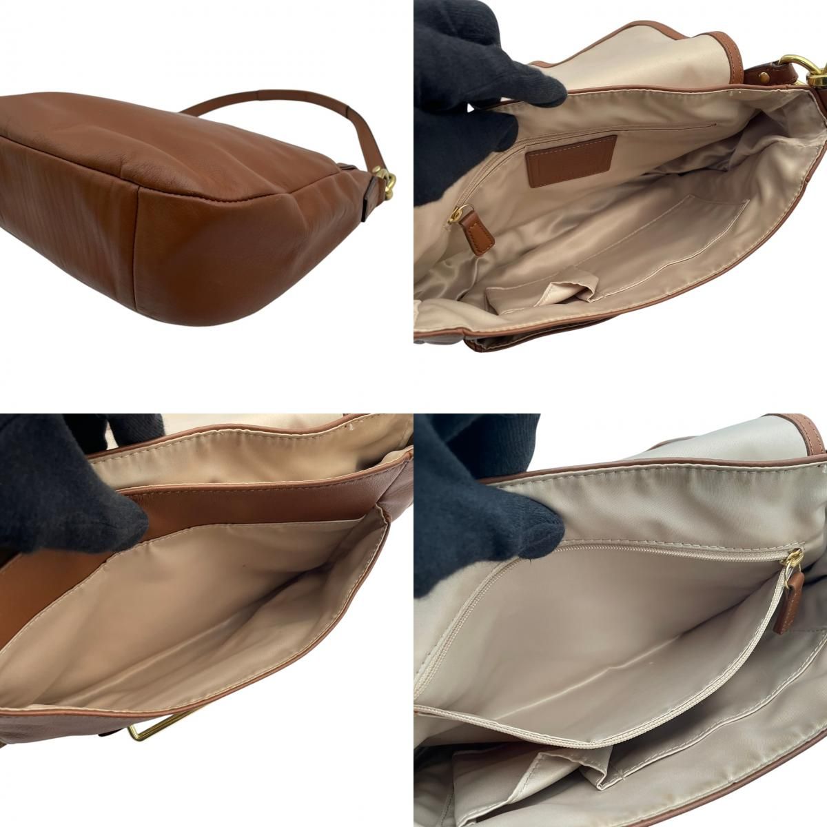 【美品】 コーチ COACH ショルダーバッグ クロスボディ 斜め掛け可 レザー 本革 ブラウン 茶色 シルバー金具 ターンロック フラップ カジュアル クラシック ビンテージ 上品 鞄 通勤 通学 お出かけ レディース 定番 人気 希少 アイテム S59 【美品】 コーチ COACH ショルダーバッグ クロスボディ 斜め掛け可 レザー 本革 ブラウン 茶色 シルバー金具 ターンロック フラップ カジュアル クラシック ビンテージ 上品 鞄 通勤 通学 お出かけ レディース 定番 人気 希少 アイテム S59