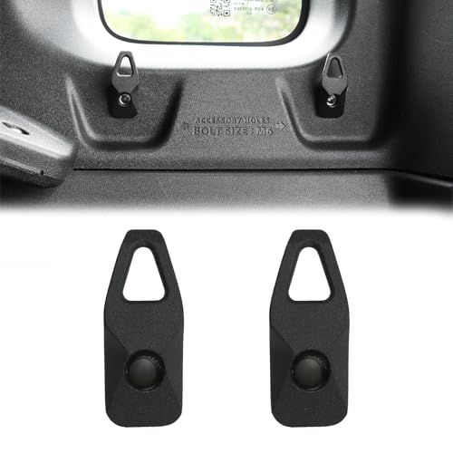 新型スズキジムニーノマドJC74 トランクフック ラゲッジ収納フック 荷物掛けフック カーゴフック 2点セット (ブラック)(沖縄・離島の方発送不可）) 2c9ff4ec