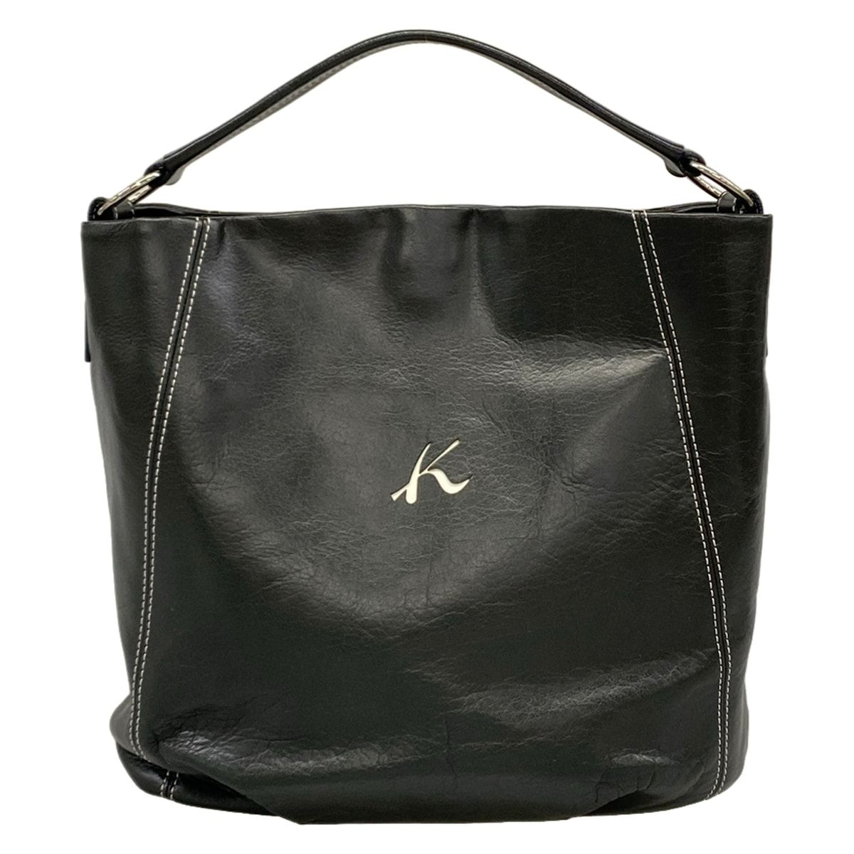 【Kitamuraキタムラ】レザートートバッグ　ブラック KITAMURA(キタムラ) トートバッグ - 黒 2way レザー - メルカリ