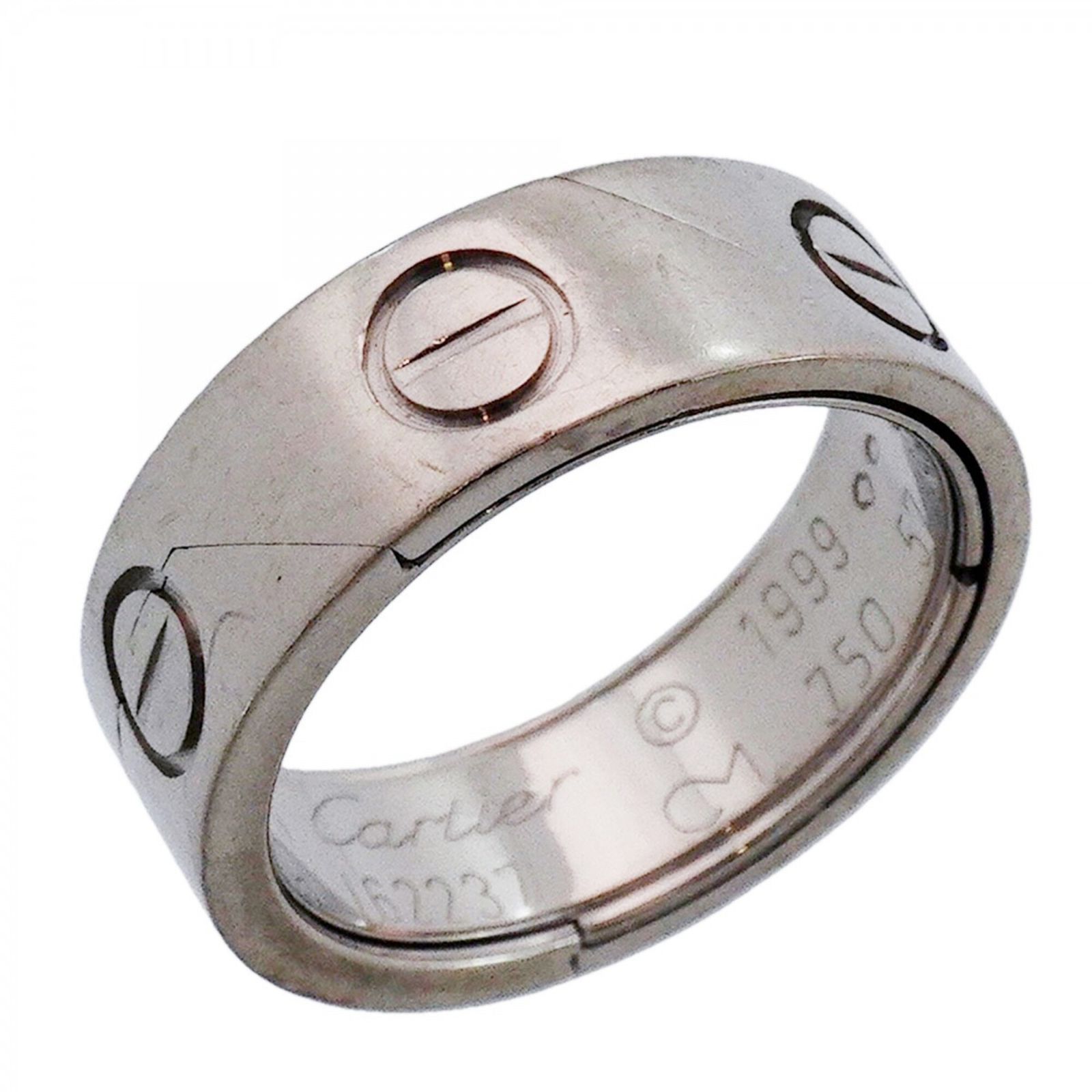 カルティエ(Cartier) カルティエ リング アストロラブ 18KWG ホワイトゴールド ＃57メンズ