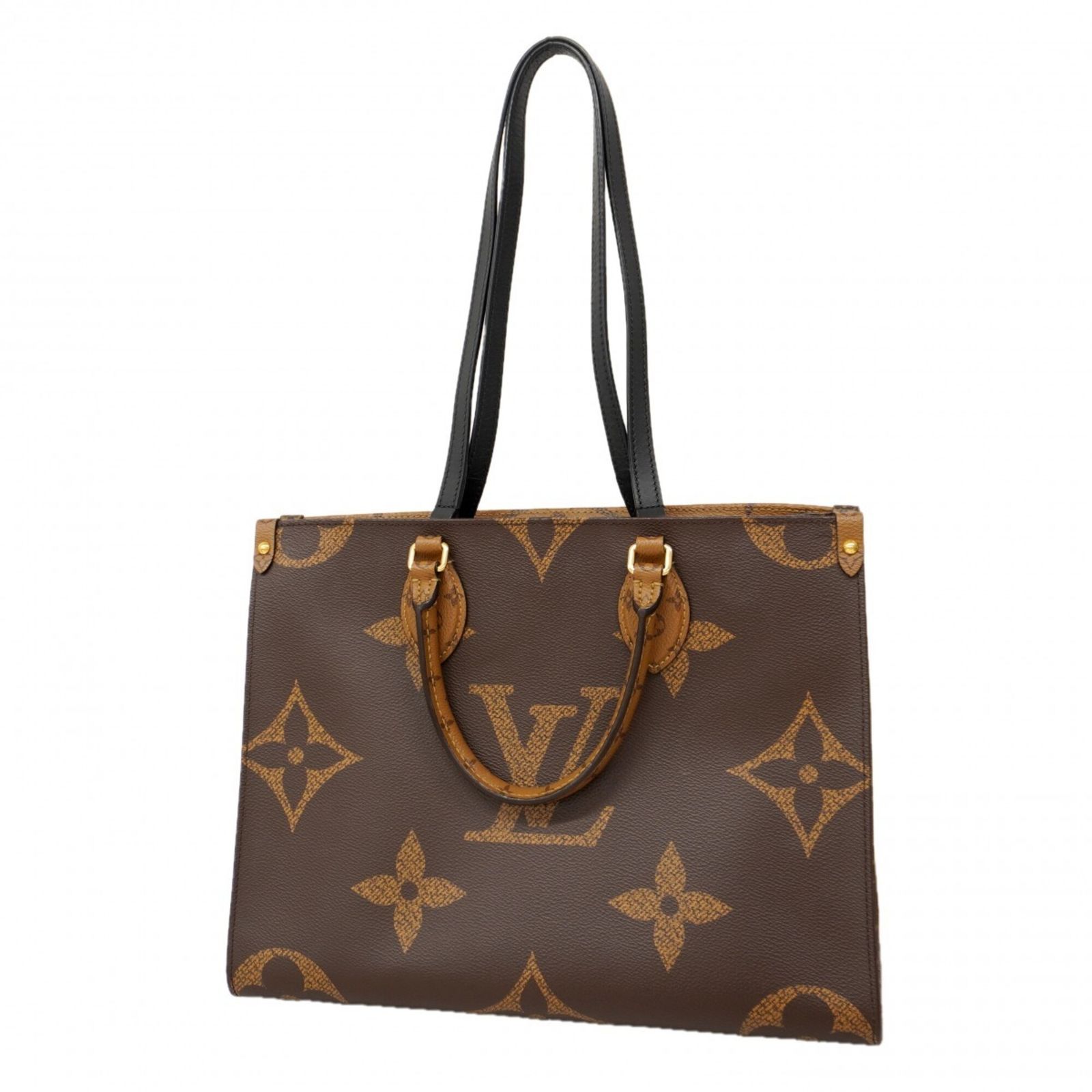 ルイ・ヴィトン(Louis Vuitton) ルイ・ヴィトン トートバッグ モノグラム モノグラム・ジャイアントリバース オンザゴーMM M45321 ブラウン 2wayバッグメンズ レディース P2904899