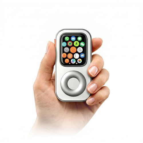 Apple Watch専用ケース 44mm 対応 iPod風 レトロデザイン Series SE 6 5 4 対応 物理ホイール操作 デジタルクラウン連動 CNCアルミ製 軽量 保護ケース 音楽再生用 カバーp beae111d
