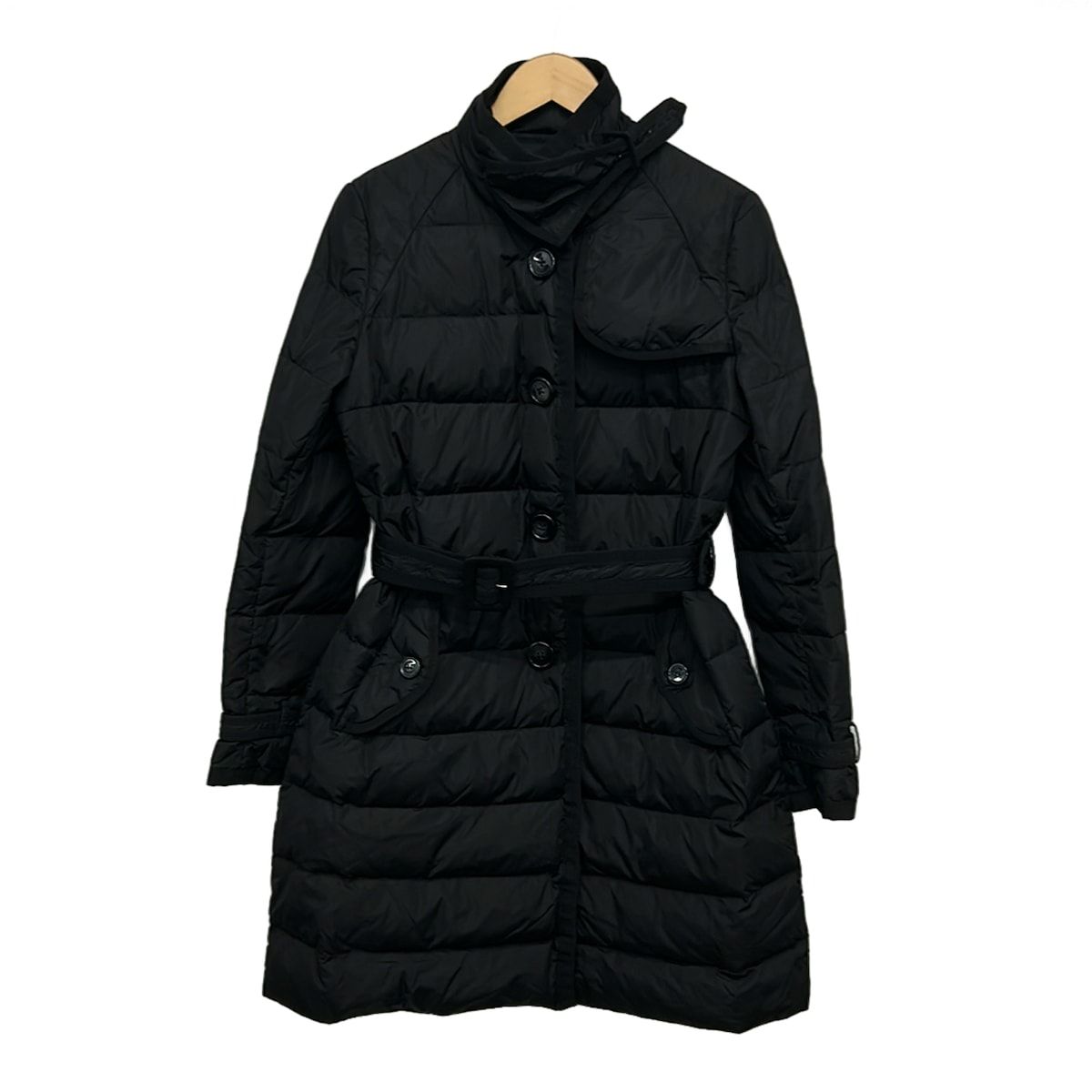 MONCLER(モンクレール) ダウンコート サイズ2 M レディース美品 HELEINE(アレンヌ) 黒 長袖/冬