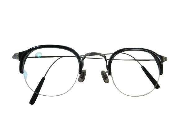 アイバン EYEVAN 7285 640 伊達 メガネ 眼鏡 ファッション小物 ハーフリム ブラック QQQ