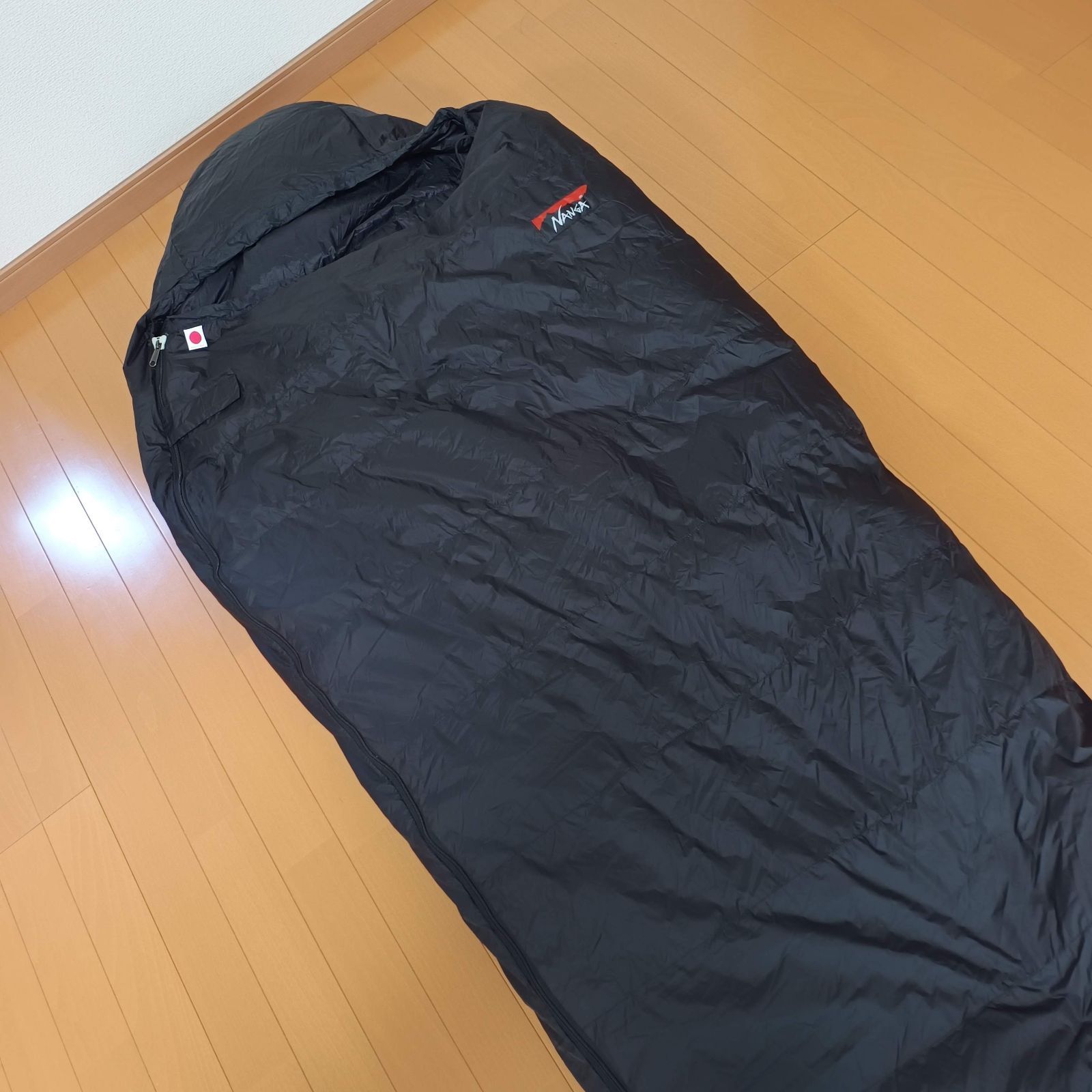 NANGA ナンガ オーロラ 600DX オールブラック マミー型シュラフ 寝袋