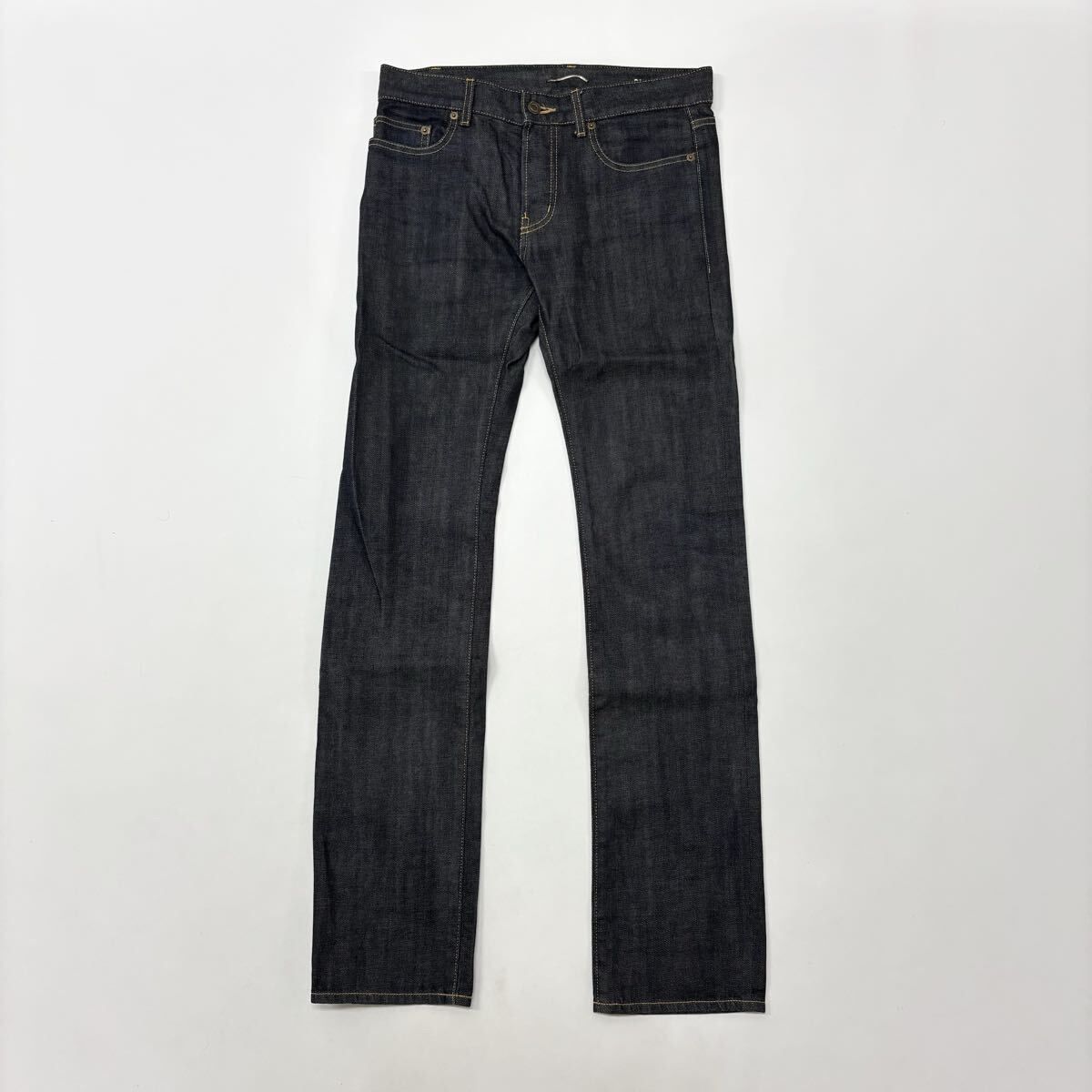2013 希少 SAINT LAURENT サンローラン エディ期 D03 M/DT-LE スキニー デニム パンツ Hedi Slimane 赤耳 サイズ 28 805-0120
