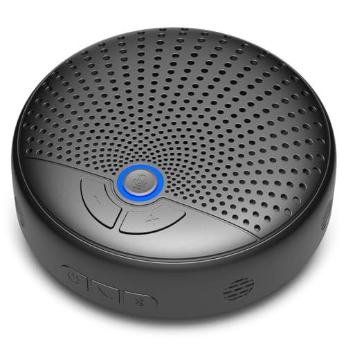 会議用スピーカーフォン Bluetooth 5.3 AIマイク4個搭載 360度全方向集音 エコー・ノイズキャンセリング 20人対応 12時間連続使用 USB-C接続 7メートル通信範囲 リモートワーク オンライン会議 (黒) 国内発送 80f20141