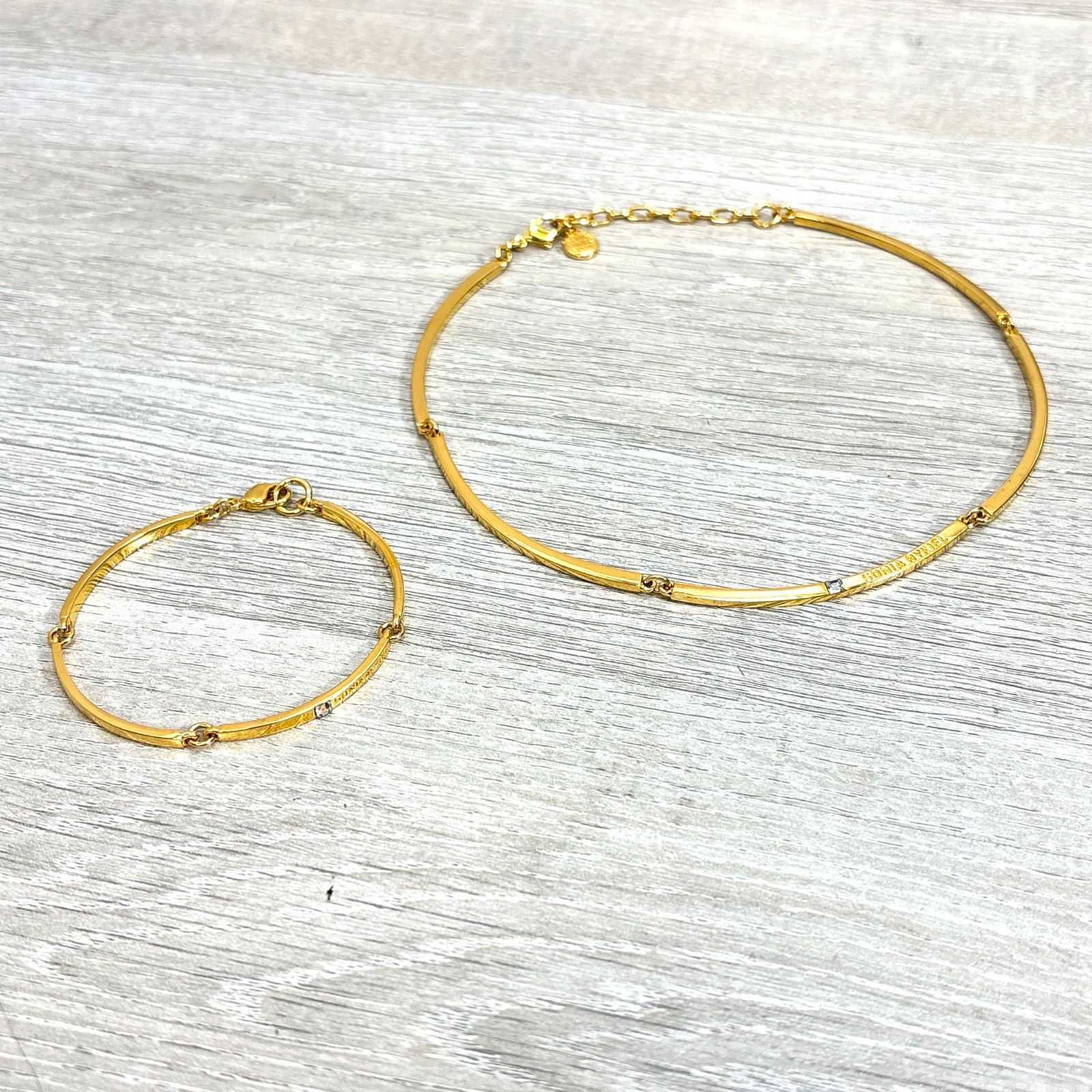 SONIA RYKIEL BIJOUX ソニアリキエル ネックレス ブレスレット セット 