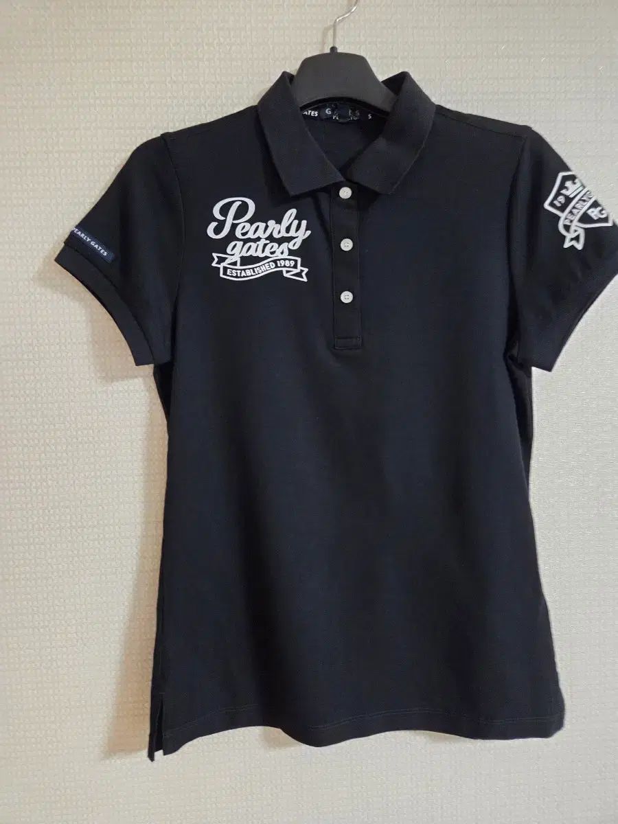 フェアリーゲイツ ブラック レディース 半袖 ポロTシャツ