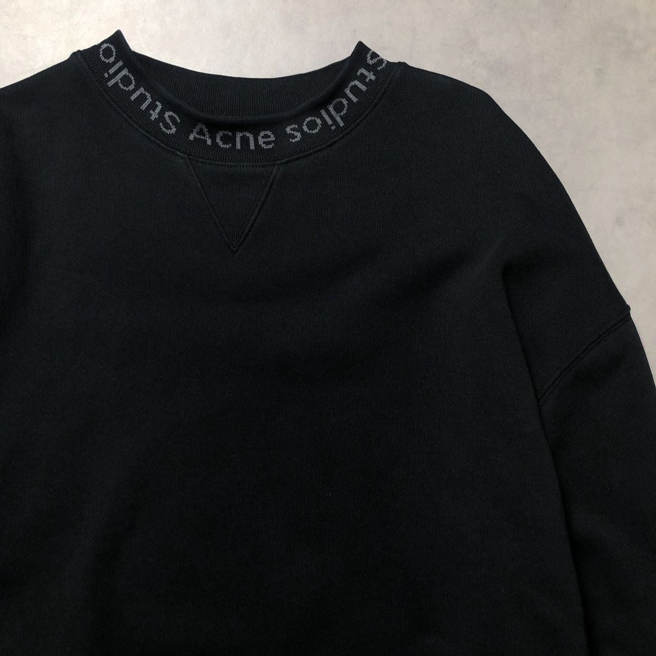 Acne studios】flogho モックネック スウェット ブラック