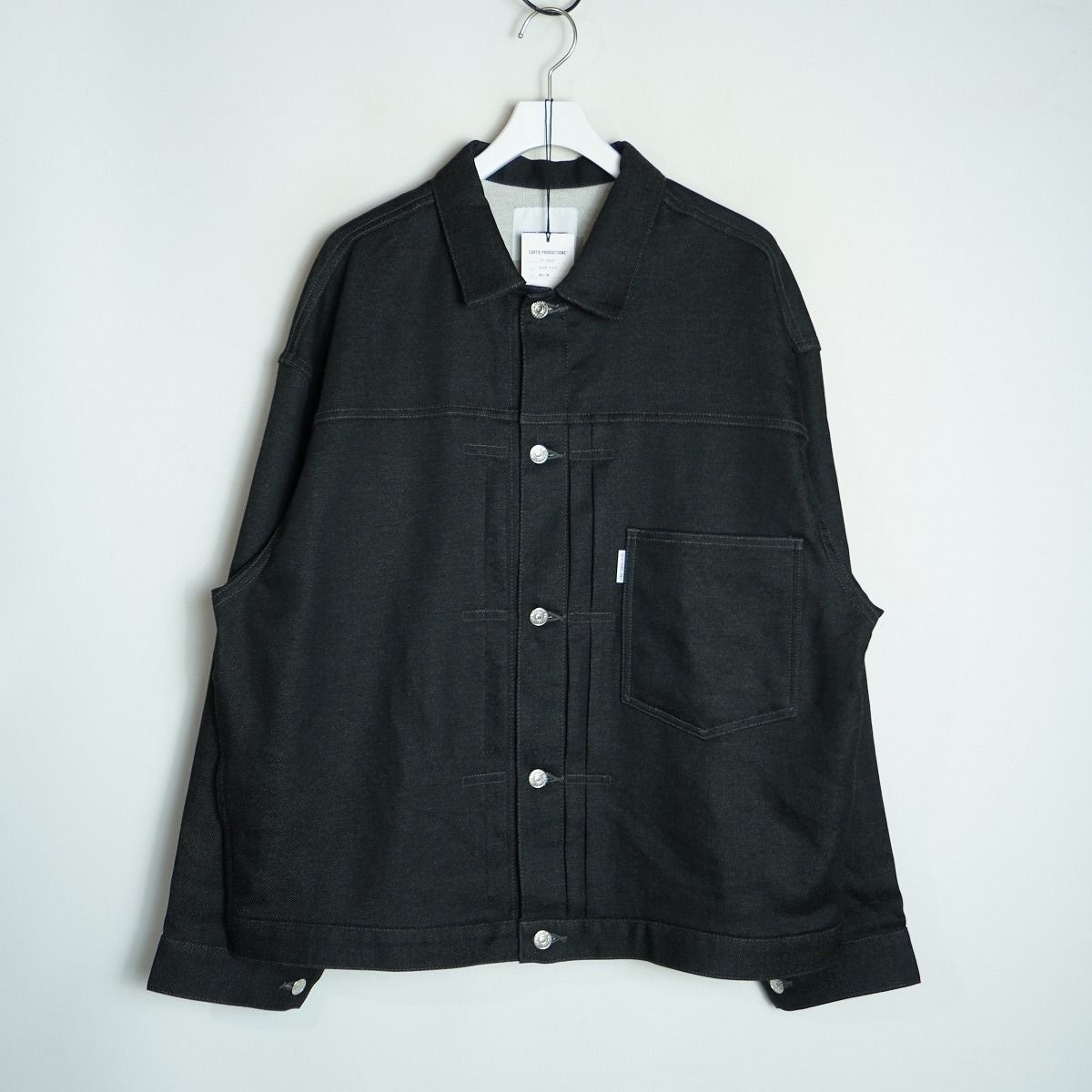 美品 25AW COOTIE クーティー Revrrse Loop DenimJacket リバース ループ デニム ジャケット ブルゾン 1st CTE-25A201 黒 サイズM 3238Q♪