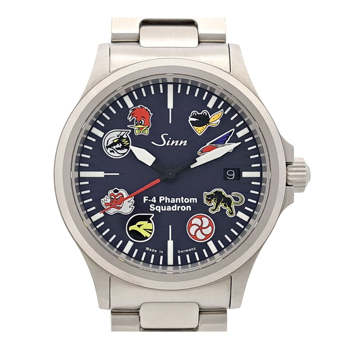 ジン 556 F-4 ファントムII 556.F-4 自動巻き ステンレススティール メンズ Sinn【中古】 【時計】