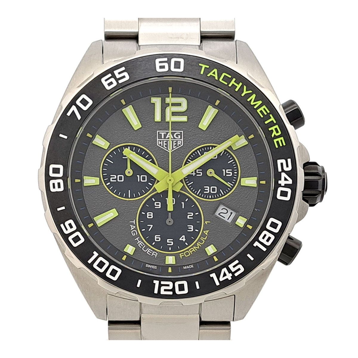 タグホイヤー フォーミュラ1 クロノグラフ CAZ101AG.BA0842 クオーツ ステンレススティール メンズ TAG HEUER【中古】 【時計】