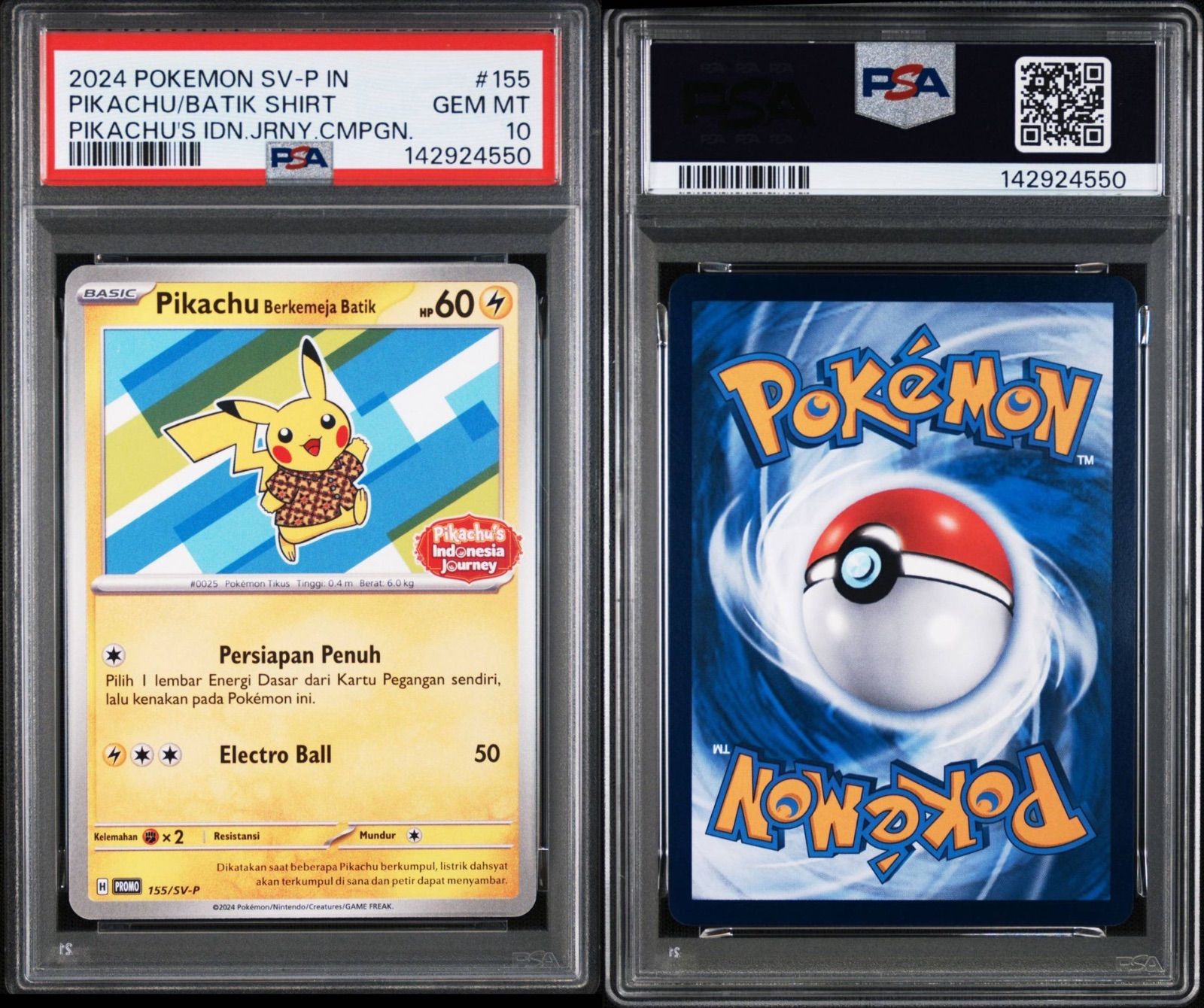 PSA10】バティックシャツのピカチュウ155/SV-P インドネシア - メルカリ