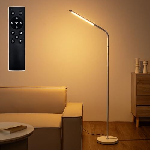 ☆新品☆VENTOTA フロアライト 間接照明 フロアスタンド リモコン付き スタンドライト 照明 コーナー照明 LED おしゃれフロアランプ 調光調色 シンプル ホワイト Liio-fx WH 5d1c2238