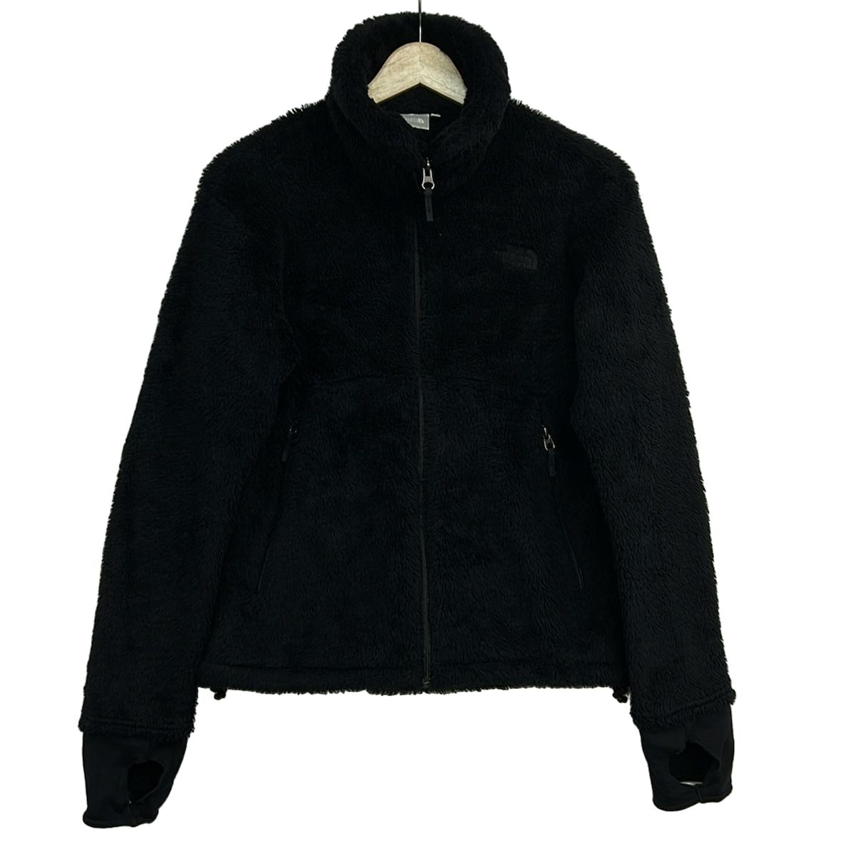 THE NORTH FACE(ノースフェイス) ブルゾン サイズL レディース - NAW61309 黒 長袖/ボア/ジップアップ/春/秋