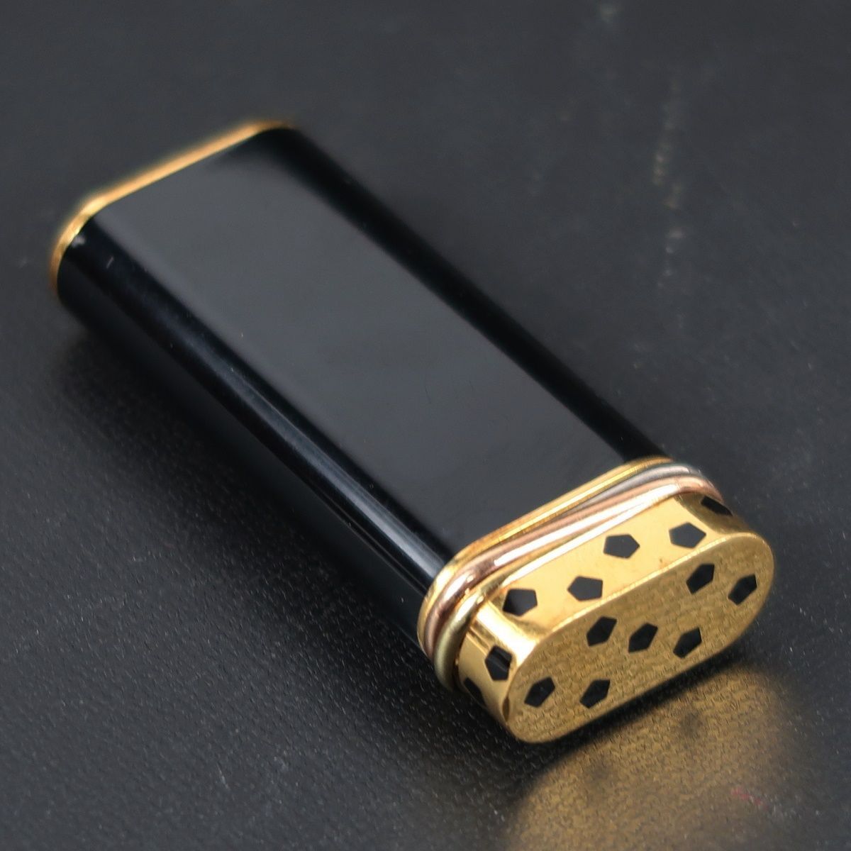 美品】Cartier カルティエ 高級ガスライター レオパード柄 トリニティ 