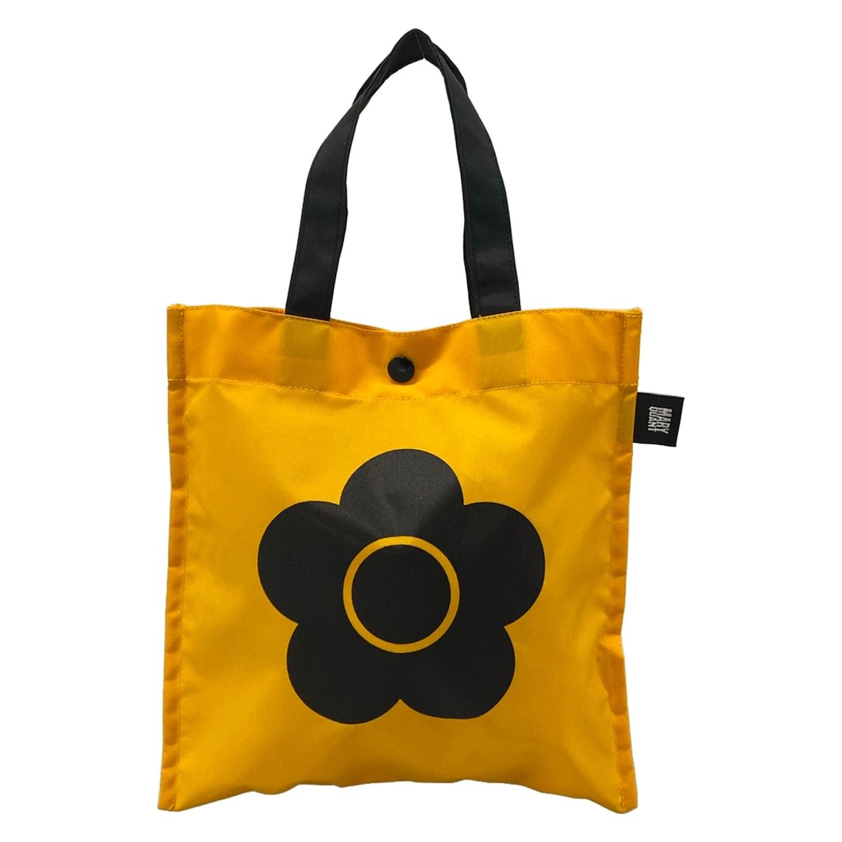 MARY QUANT(マリークワント) トートバッグ美品 - ダークイエロー×黒 