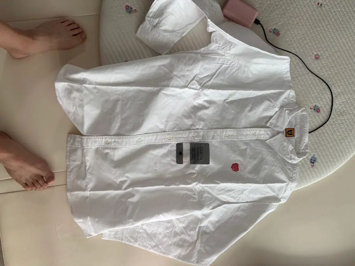 出品 HUMAN MADE ヒューマンメイド Oxford オックスフォード BD シャツ 白 (XXL)