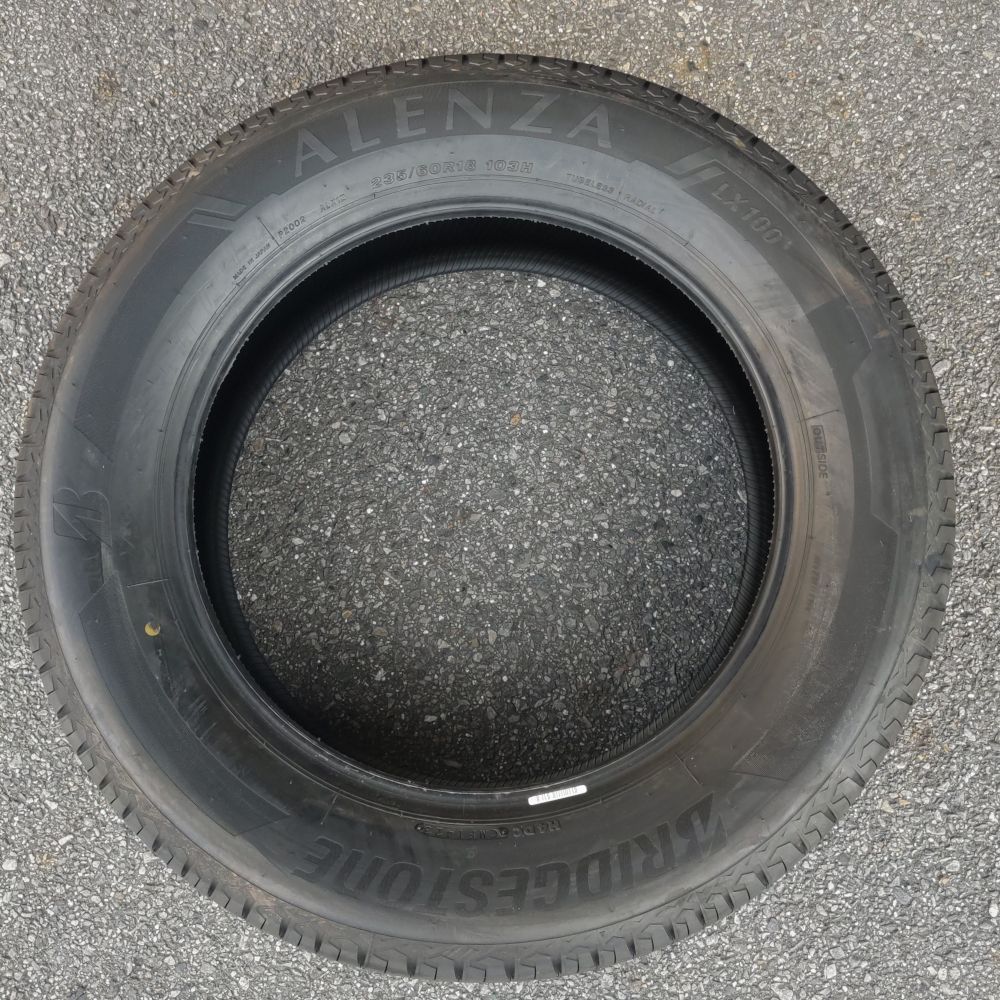 新品未使用倉庫保管品 サマータイヤ ブリヂストン ALEMZA LX100 235/60R18 103H 1本