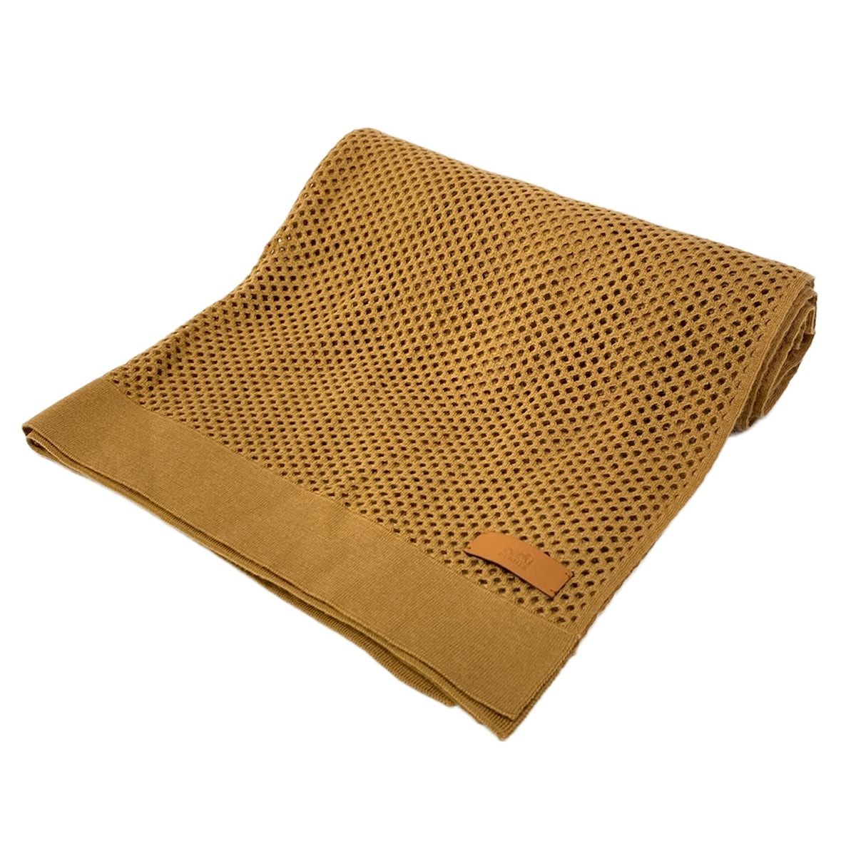 HERMES(エルメス) マフラー美品 マイユ・フィレ ブラウン カシミヤ