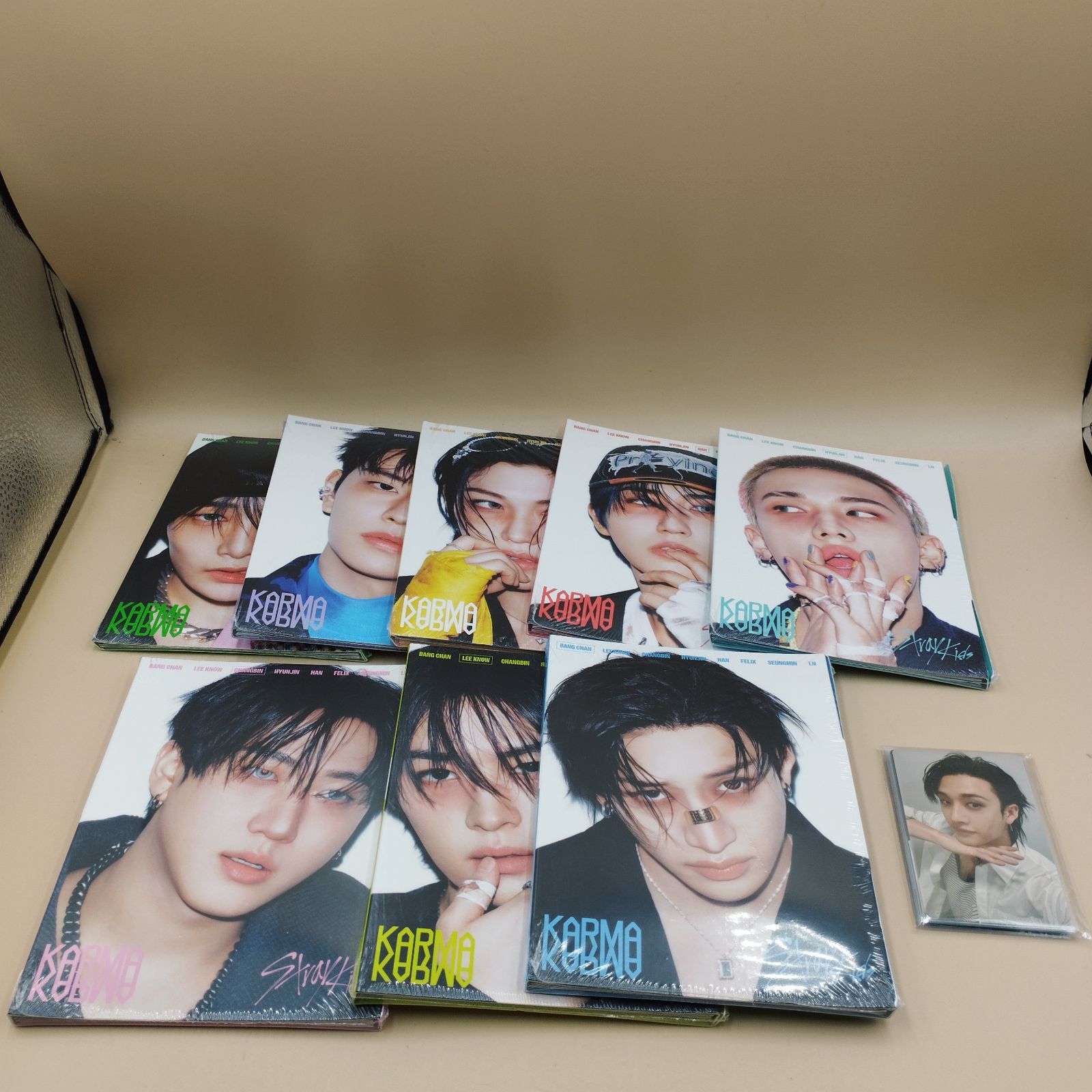 D43505】（未開封品）Stray Kids KARMA ACCORDION 8種コンプセット