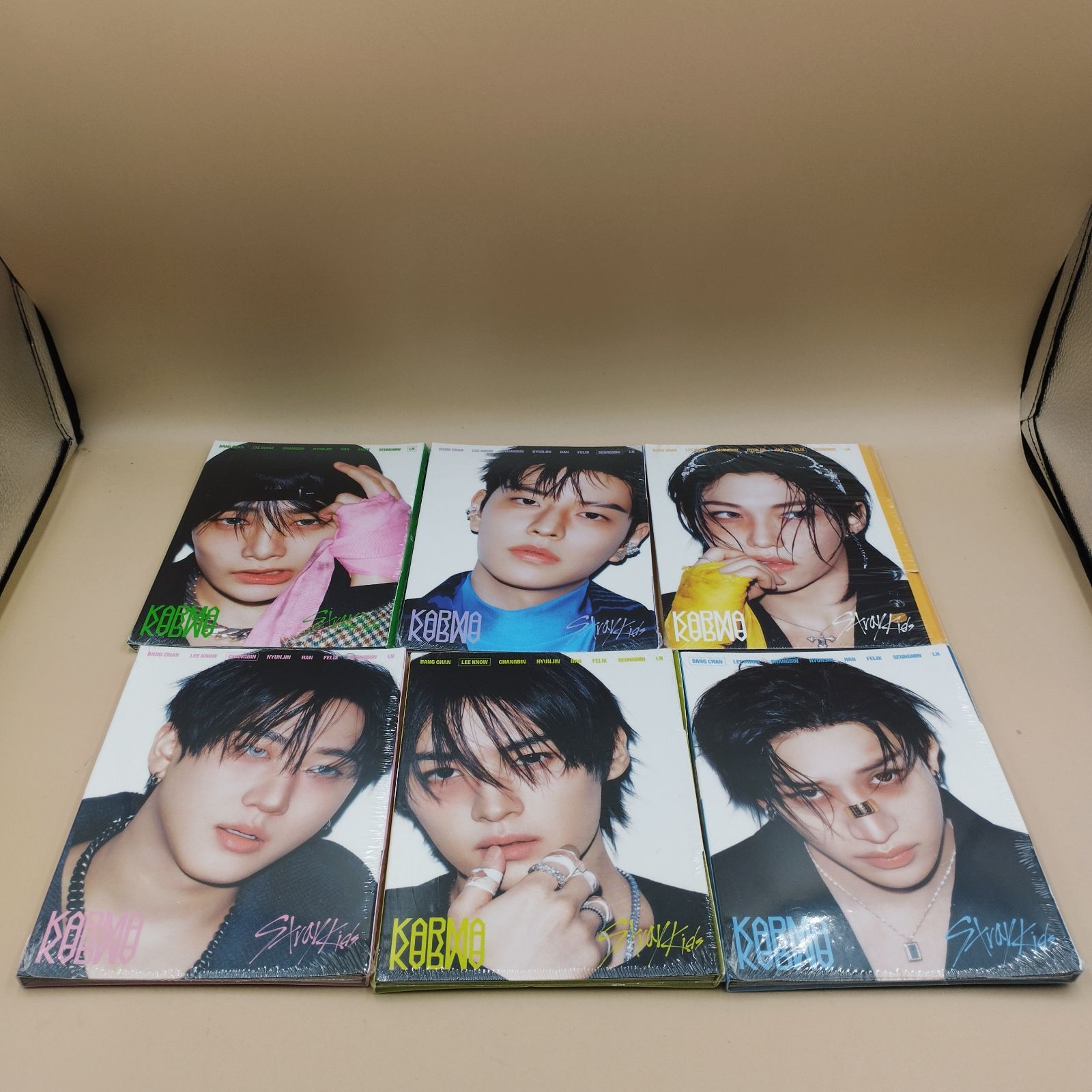 D43505】（未開封品）Stray Kids KARMA ACCORDION 8種コンプセット