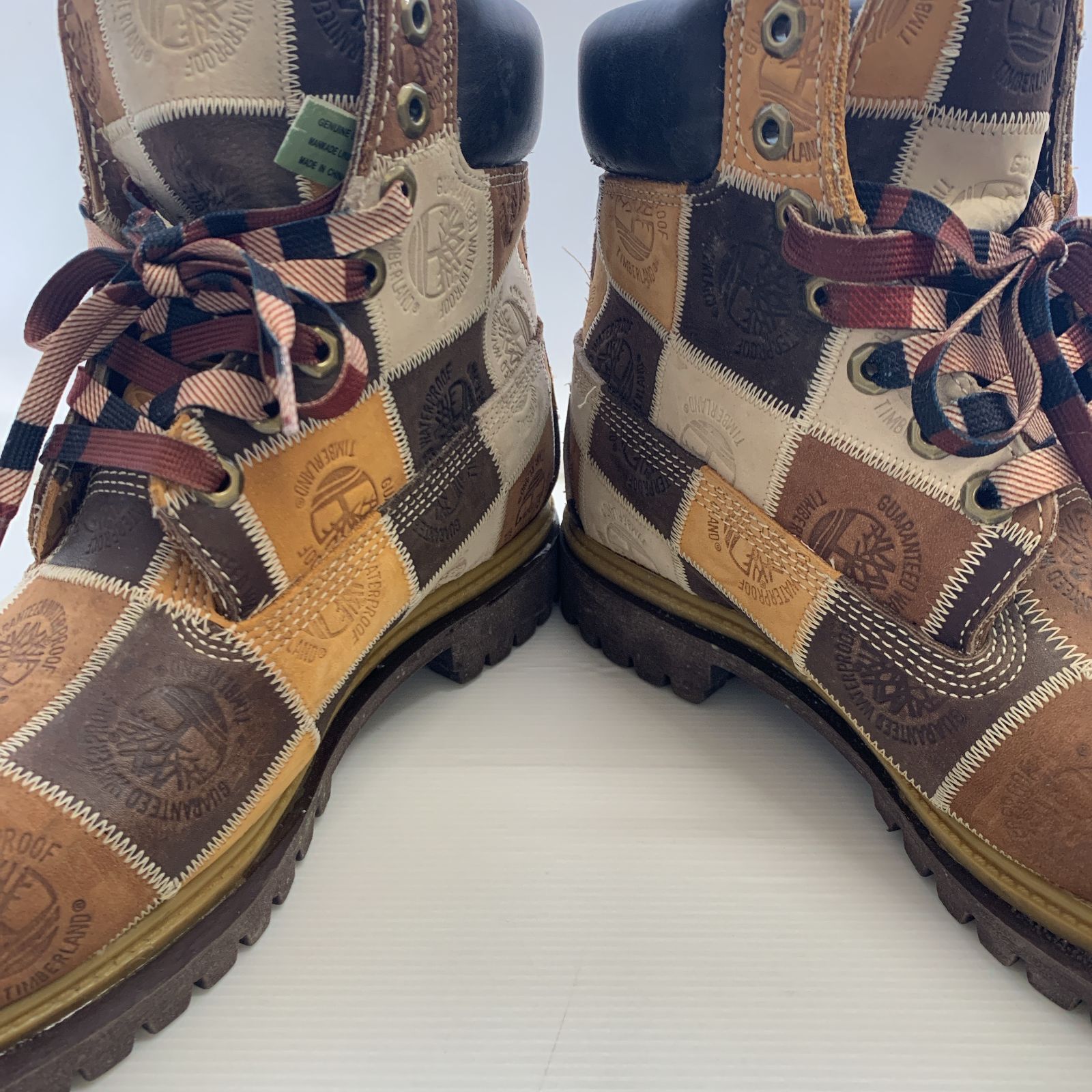 Timberland ティンバーランド パッチワークブーツ 26026 10M ブラウン