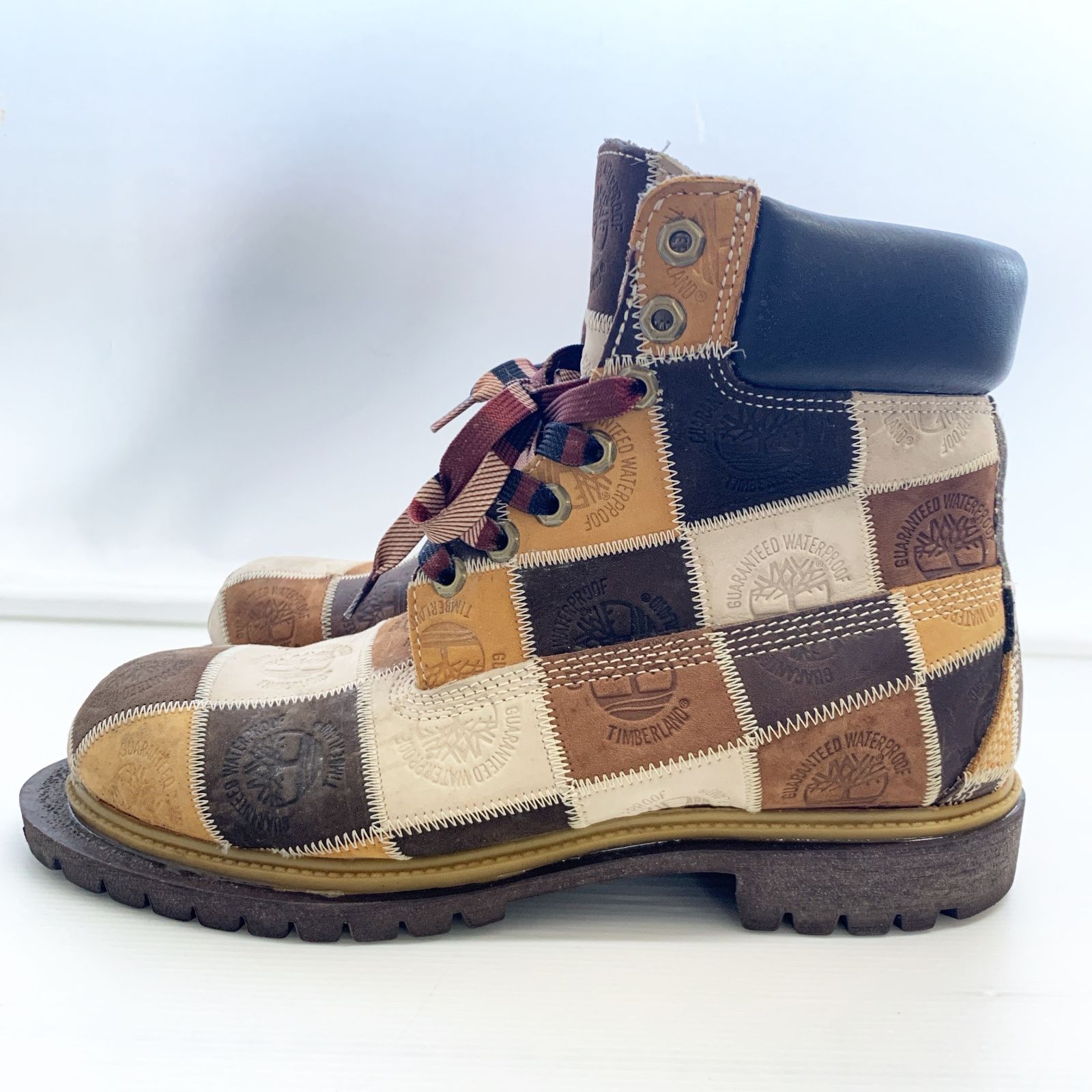 Timberland ティンバーランド パッチワークブーツ 26026 10M ブラウン
