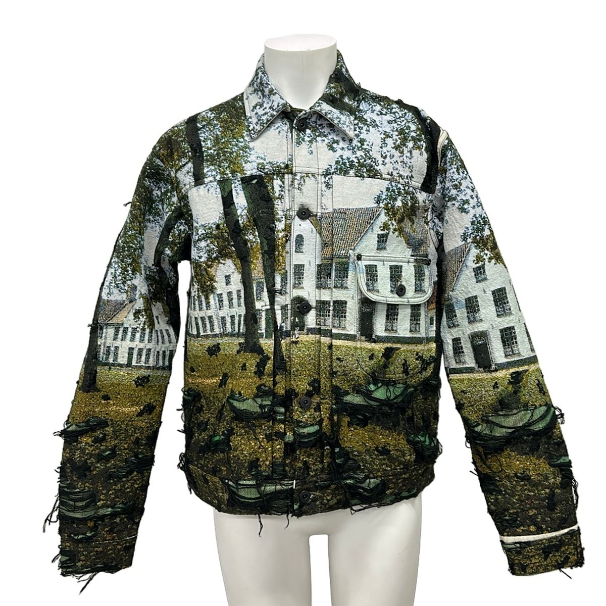 コムデギャルソンジュンヤワタナベマン ブルゾン サイズM メンズ美品 エステル綿ゴブラン 1st TYPE JACKET/ESTER COTTON GOBELIN JACKET