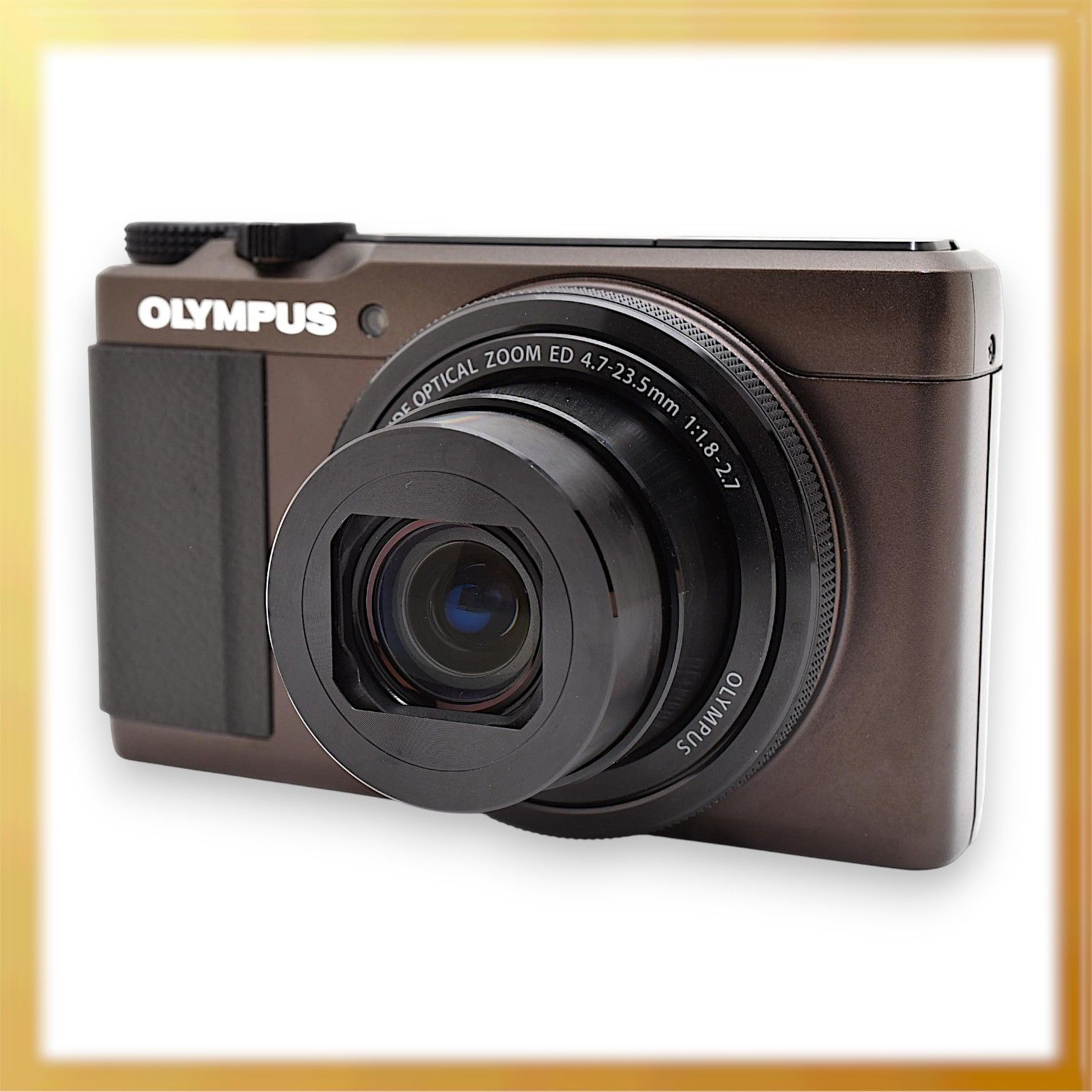極美品｜OLYMPUS STYLUS XZ-10 ブラウン デジタルカメラ 1200万画素 裏面照射型CMOS F1.8-2.7レンズ ｜M285