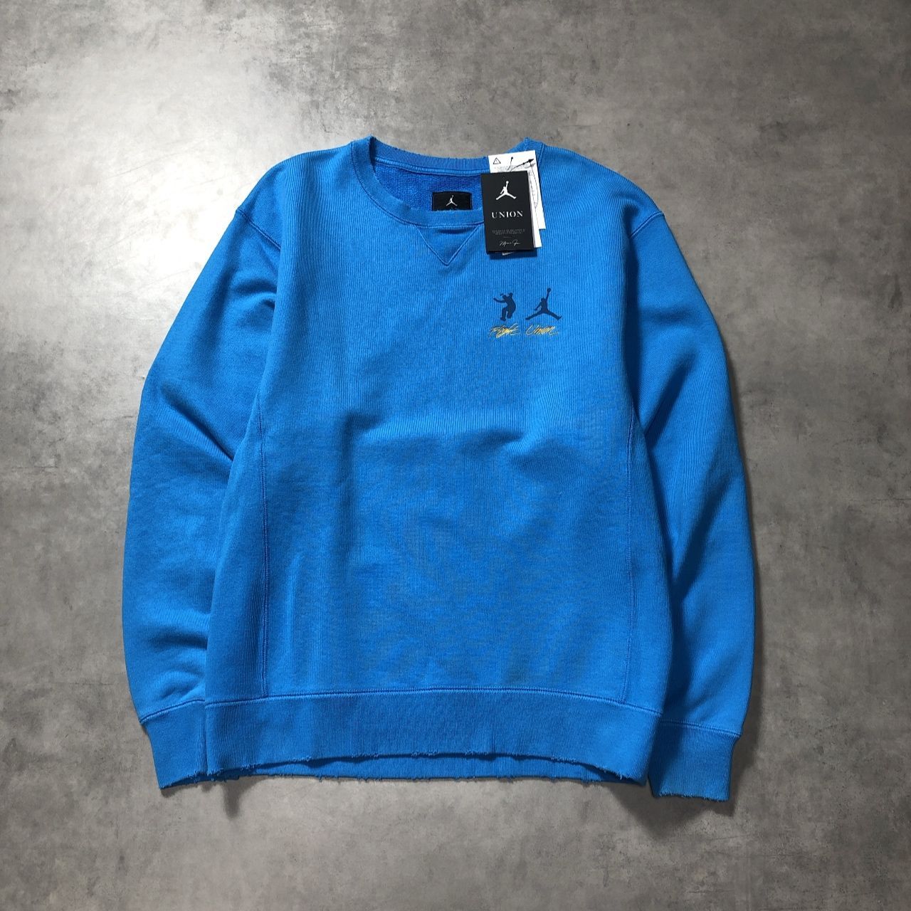 GQ5531◇UNION / JORDAN : CREWNECK DJ9522-483◇S◇ブルー系 ユニオン 