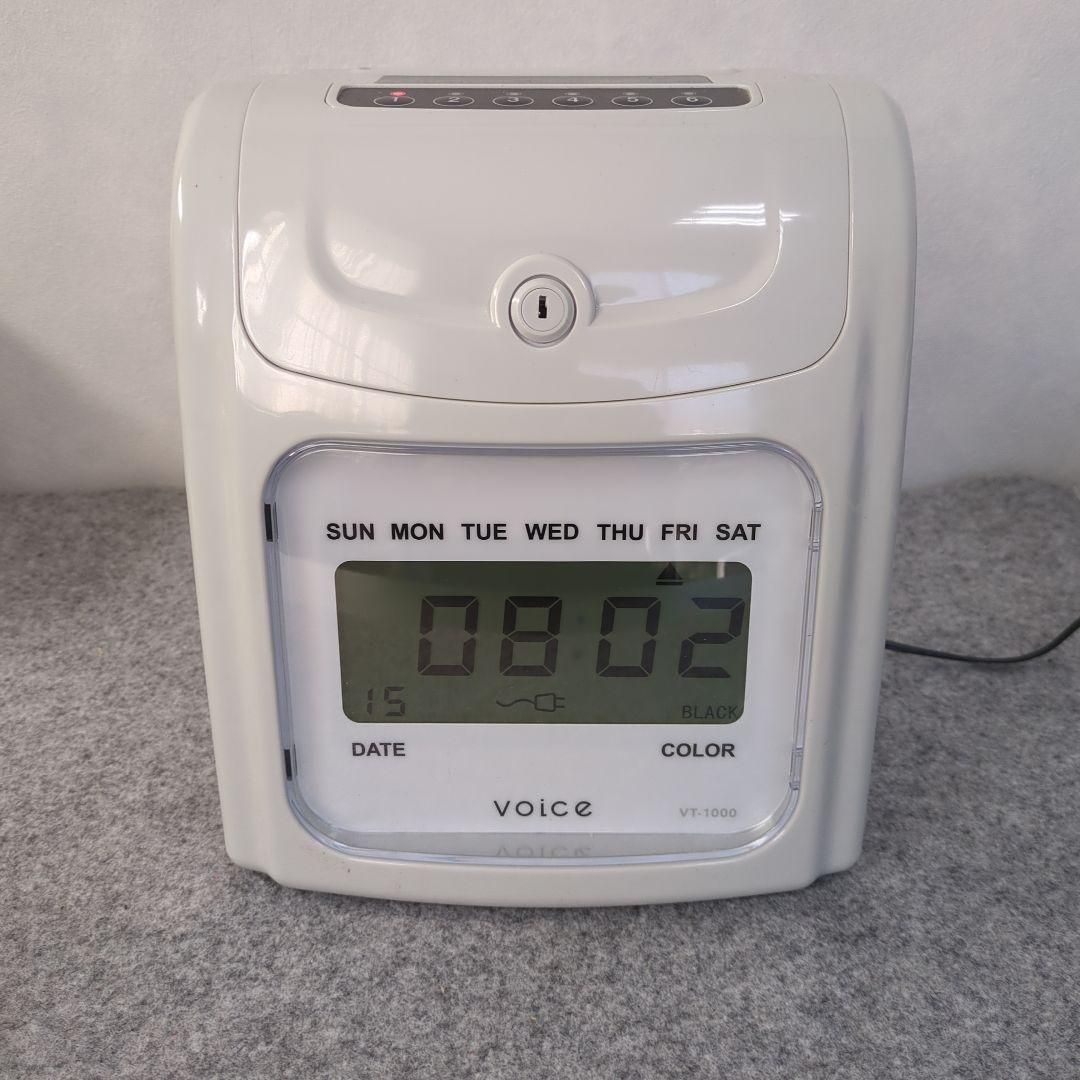 605-1 タイムレコーダー VT-1000 VOICE 美品 - メルカリ