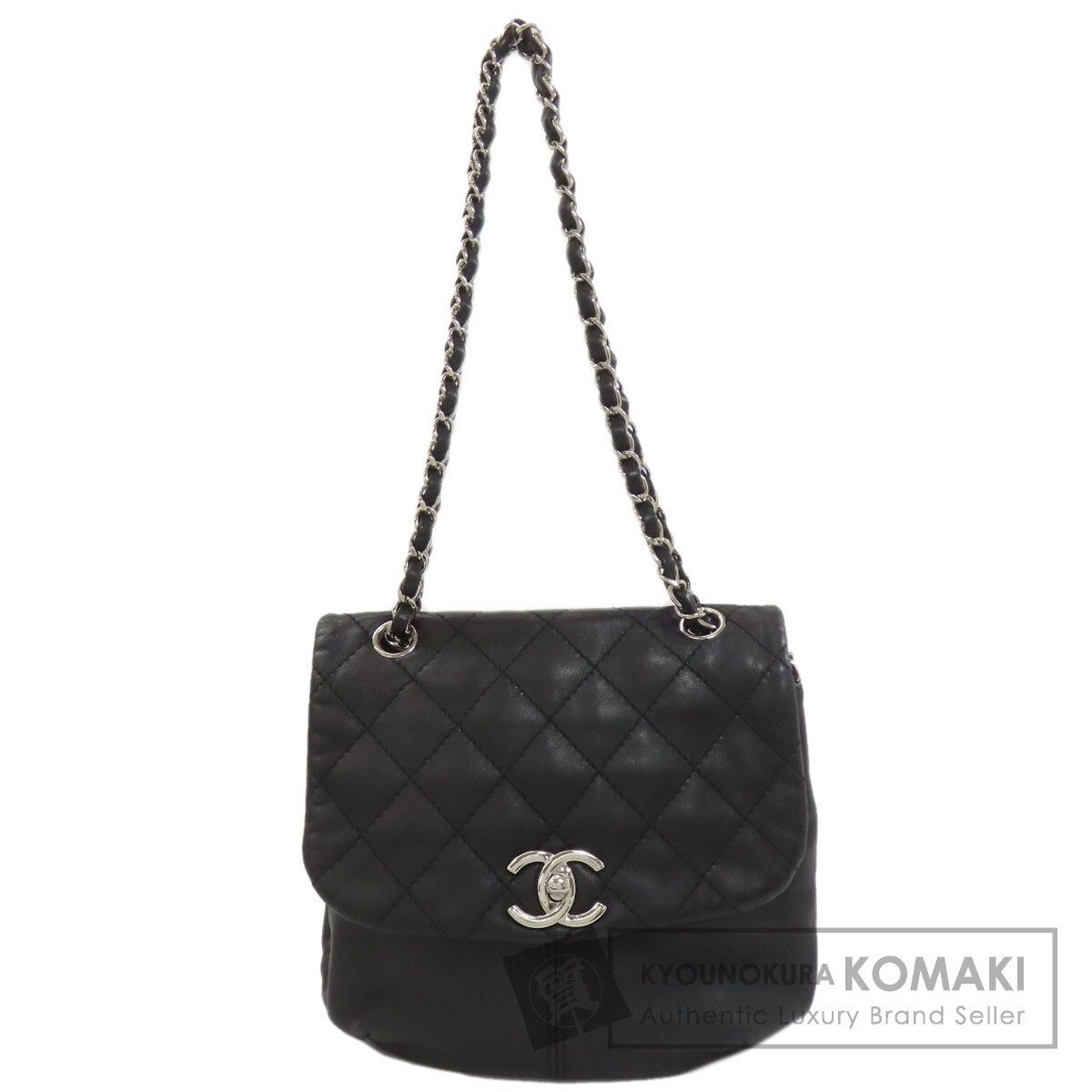 CHANEL シャネル チェーンショルダー マトラッセ シルバー金具 ショルダーバッグ ラムスキン レディース [中古]