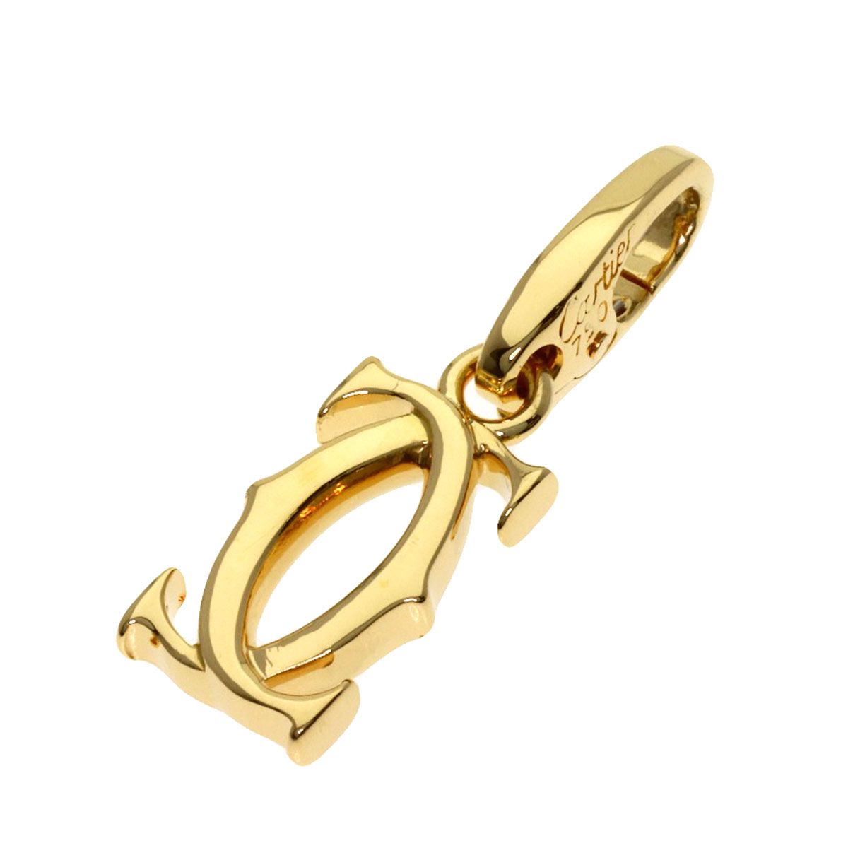 Young/カルティエ Cartier チャーム ペンダントトップ CARTIER カルティエ 2C チャーム ペンダントトップ K18YG レディース